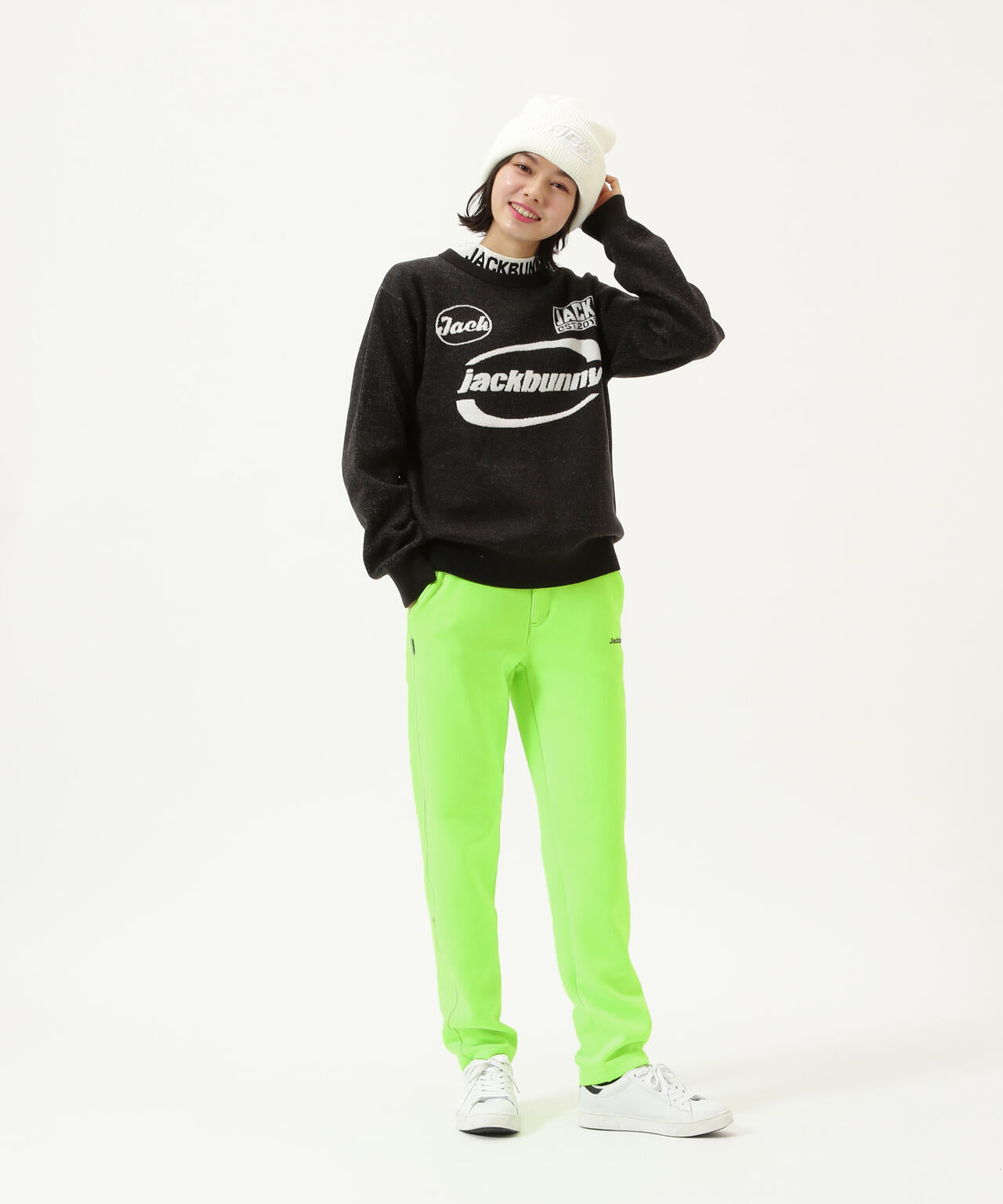 佐久間朱莉プロコラボカラーあり】12Gダブルジャガードクルーネック