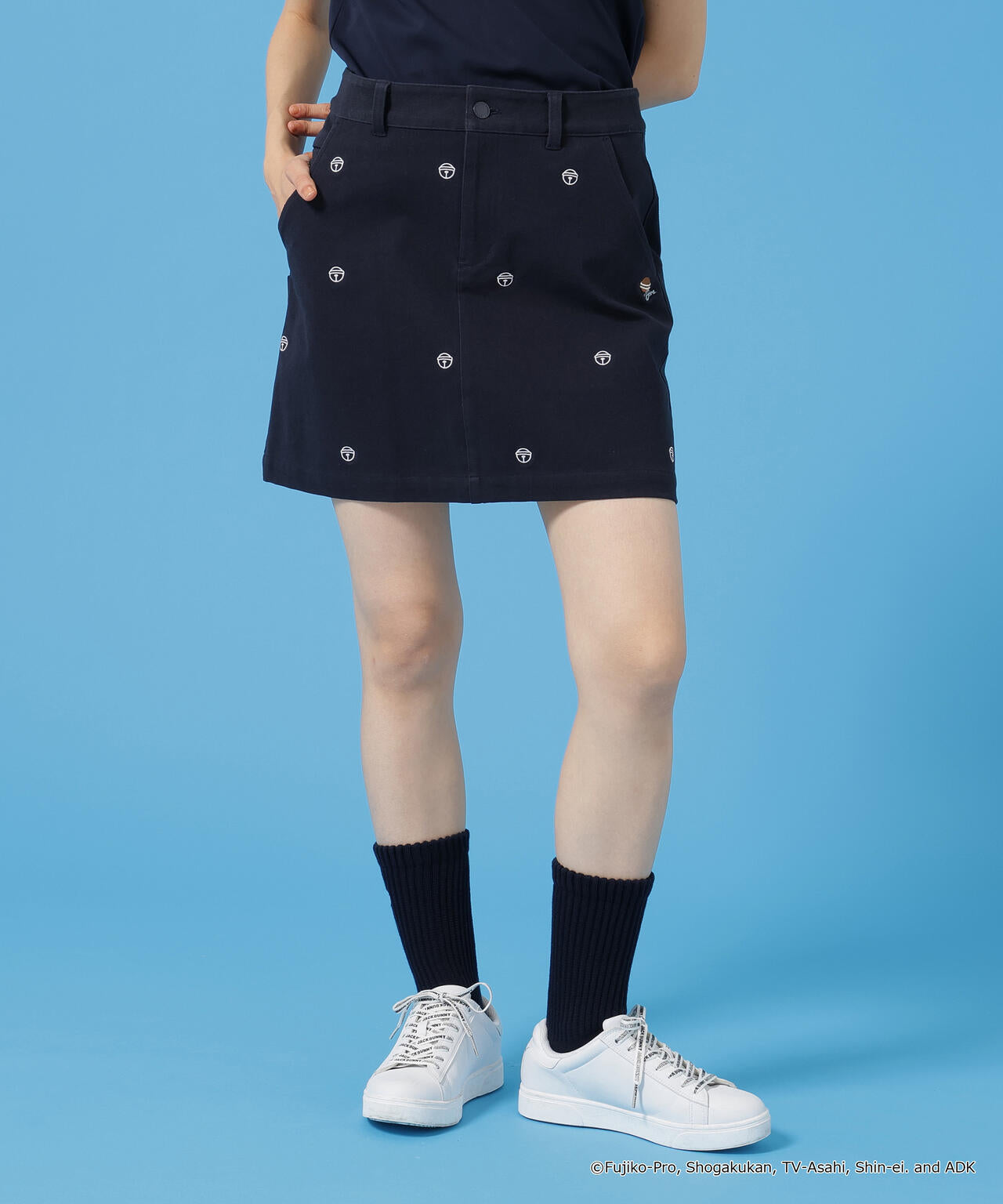 ドラえもん】2WAYストレッチツイル総柄スカート | Jack Bunny