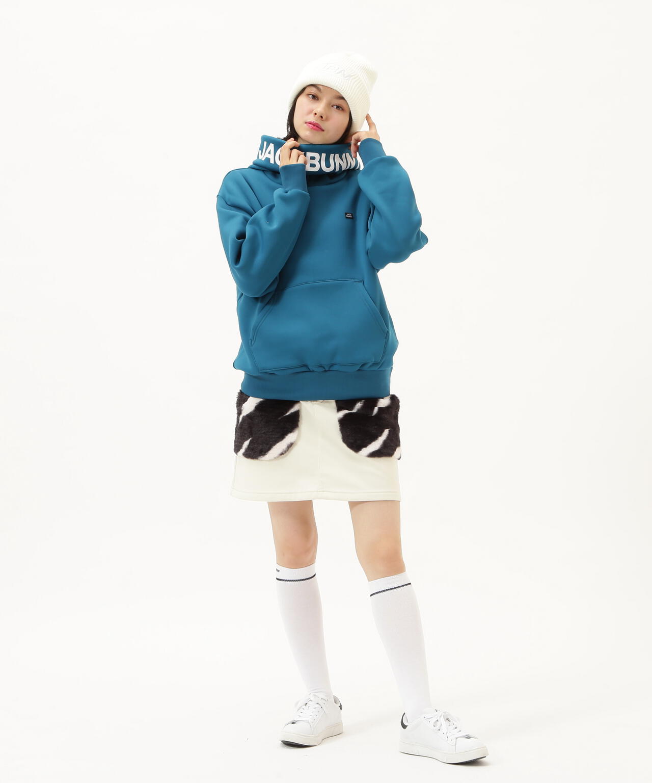 ラミネートスムース 裏地付きスカート | Jack Bunny!!（ジャックバニー