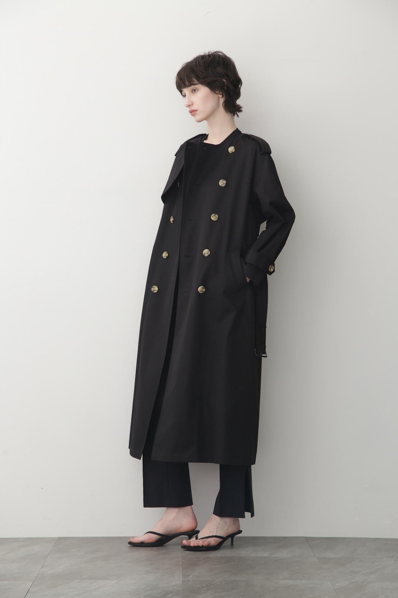 No Collar Trench Coat | STUMBLY（スタンブリー） ｜【公式】通販mix