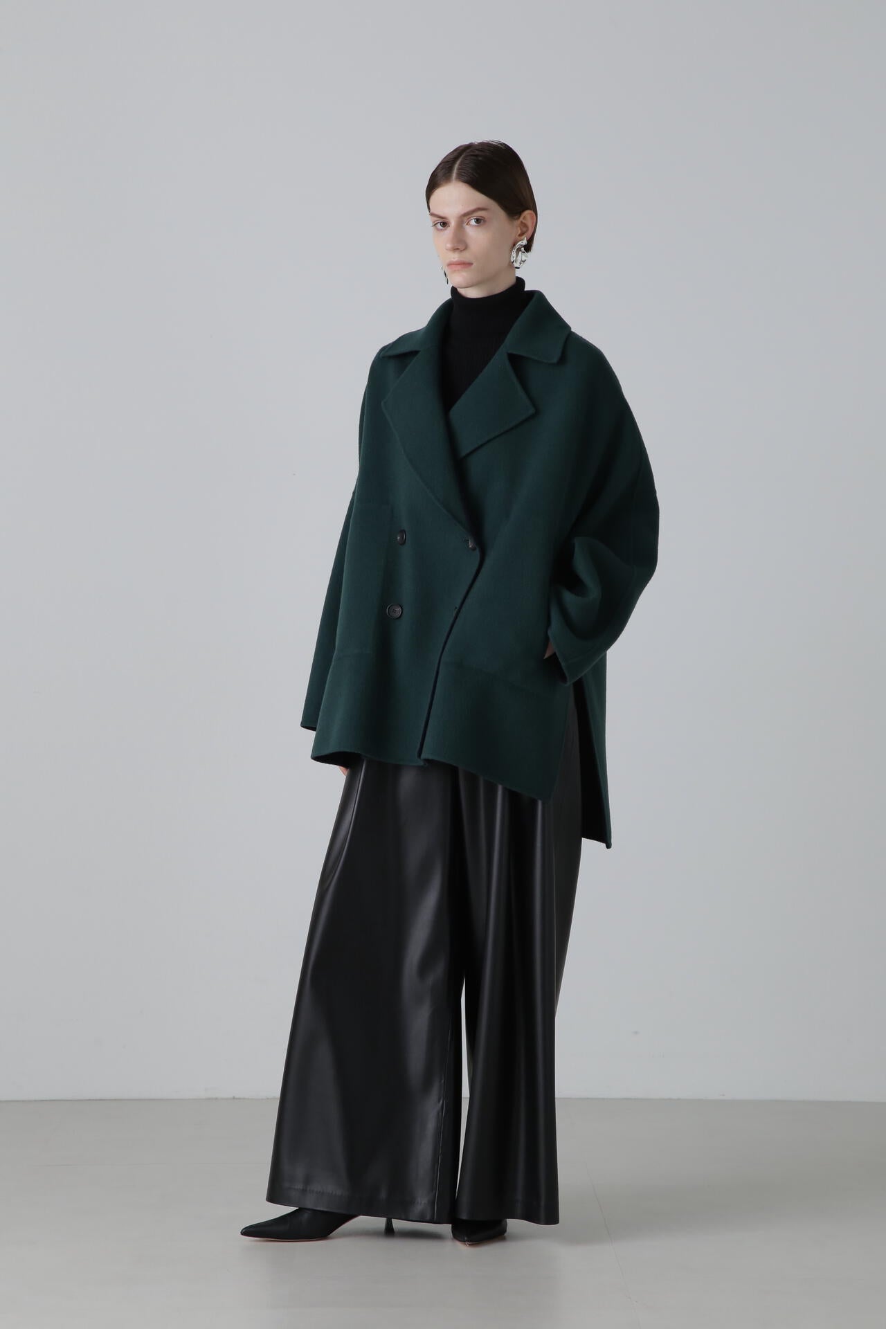 カシミヤ混2TONEリバーコート | ADORE（アドーア） ｜【公式