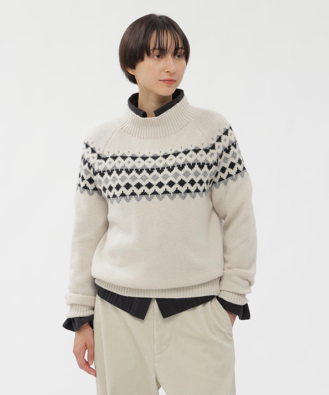WOOL CASHMERE SILK FAIRISLE KNITWEAR | MARGARET HOWELL
