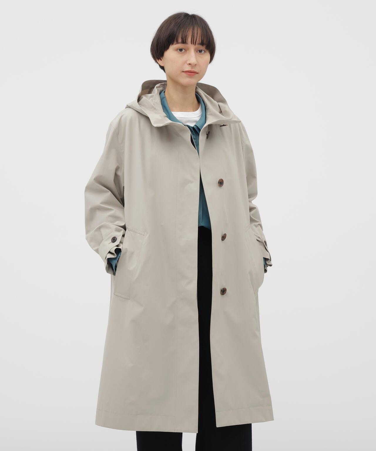 DENSE COTTON POPLIN COAT | MARGARET HOWELL（マーガレット・ハウエル