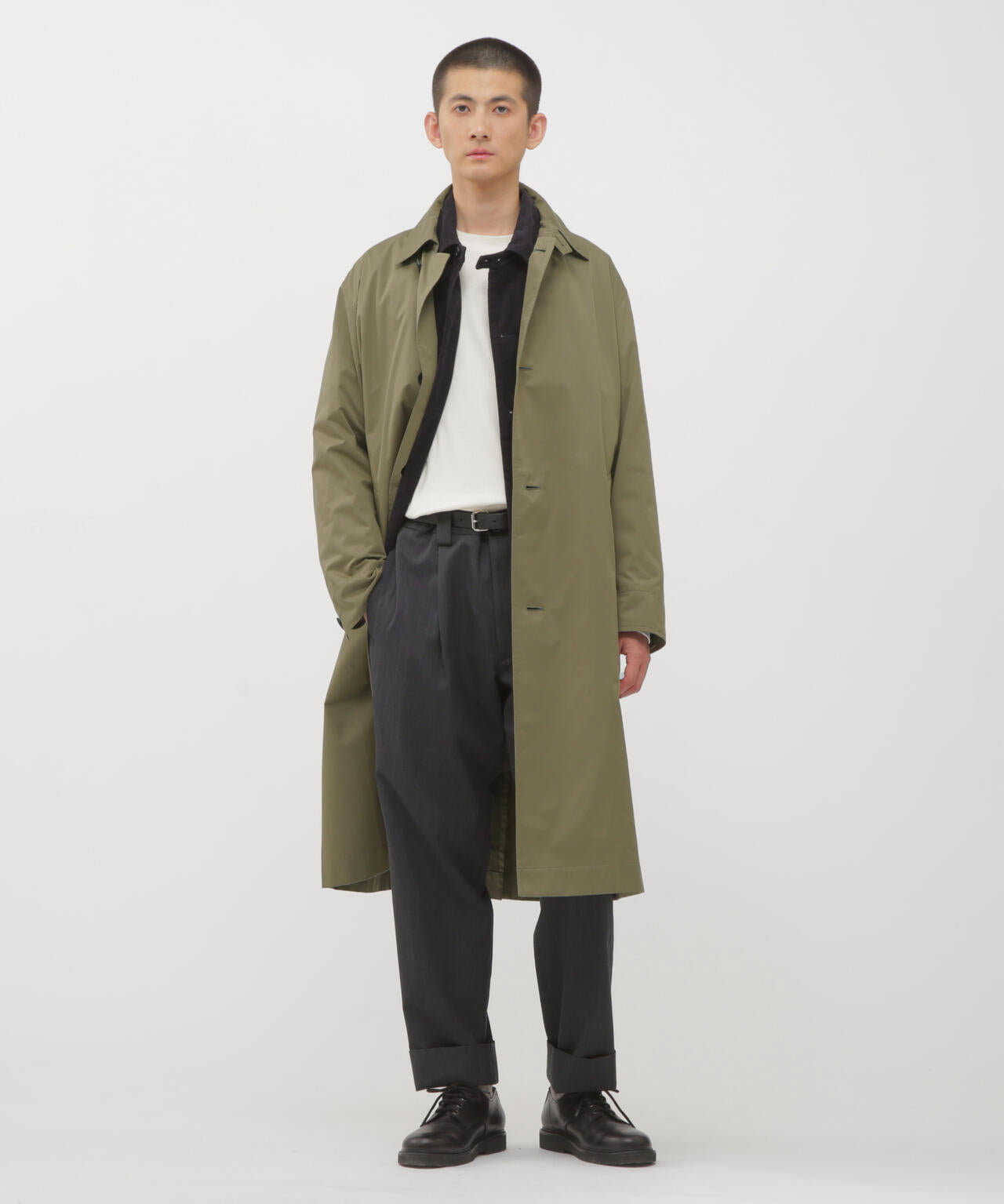 COTTON BLEND GABARDINE COAT | MARGARET HOWELL（マーガレット