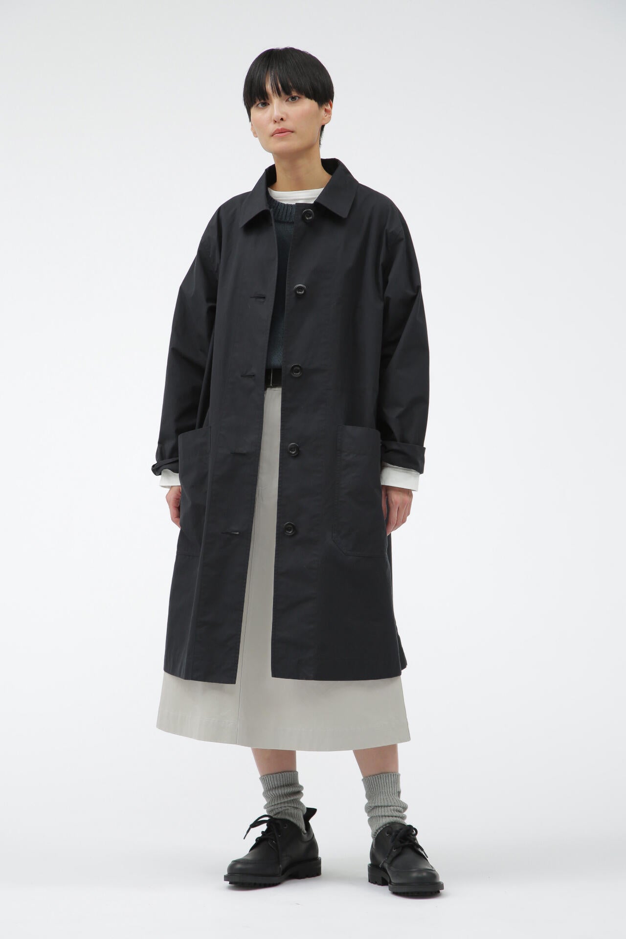 Margaret Howell 黒 ダッフルコート 【公式通販】 マーガレット