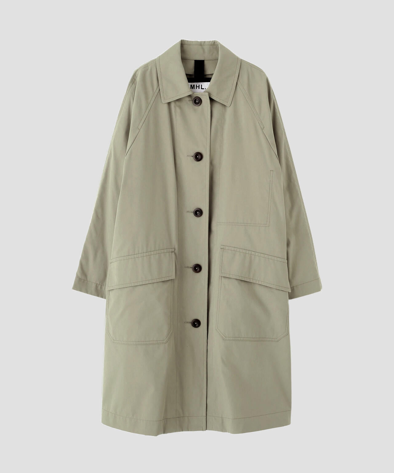 WORN COTTON NYLON COAT | MARGARET HOWELL（マーガレット・ハウエル