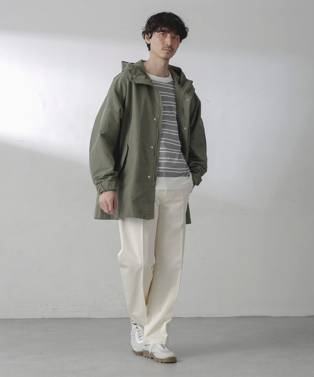 スプリットヤーンタフタショートモッズコート | NANO universe（ナノ