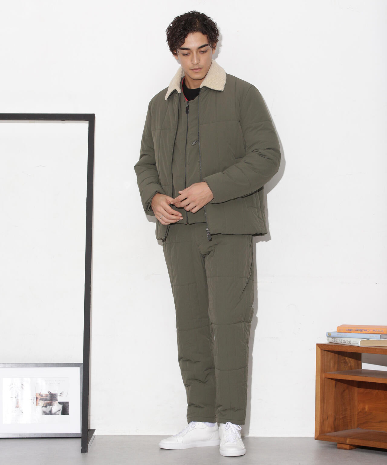 CLIMASHIELD｣別注キルトボアスタンドブルゾン(セットアップ可) | NANO