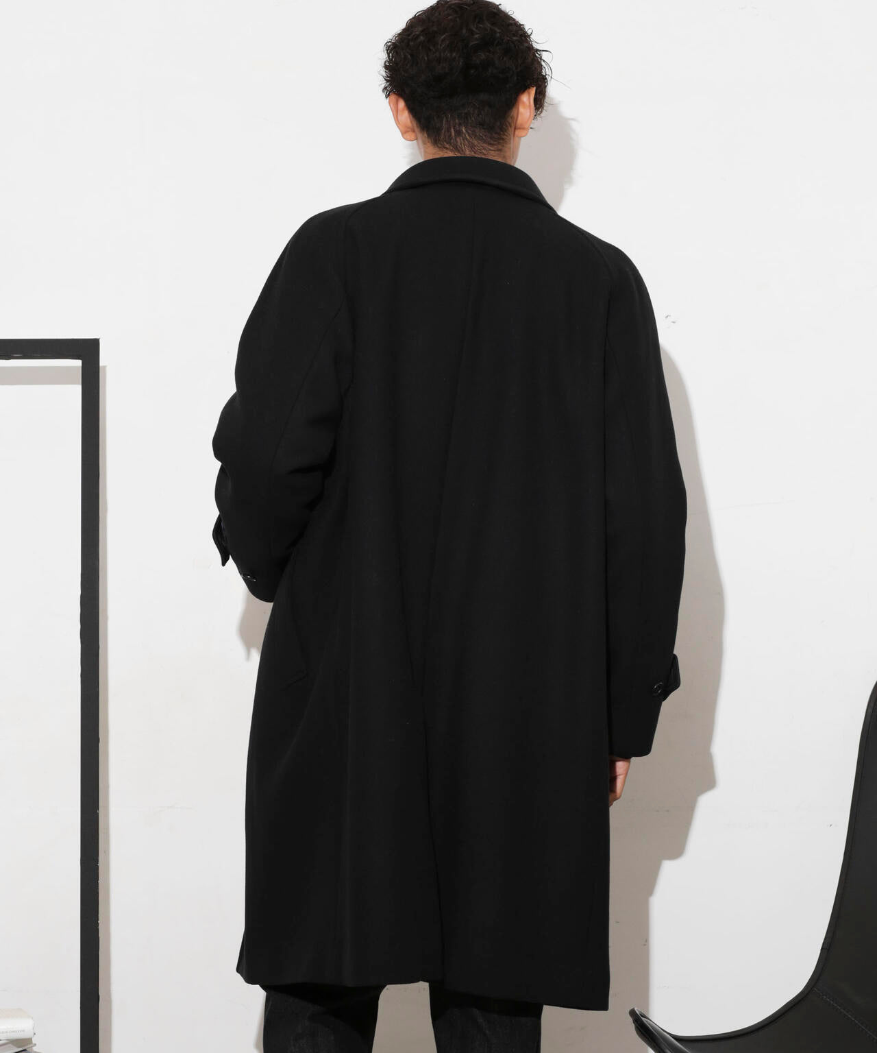 SUPER140'S」ダブルメルトンバルカラーコート | NANO universe（ナノ