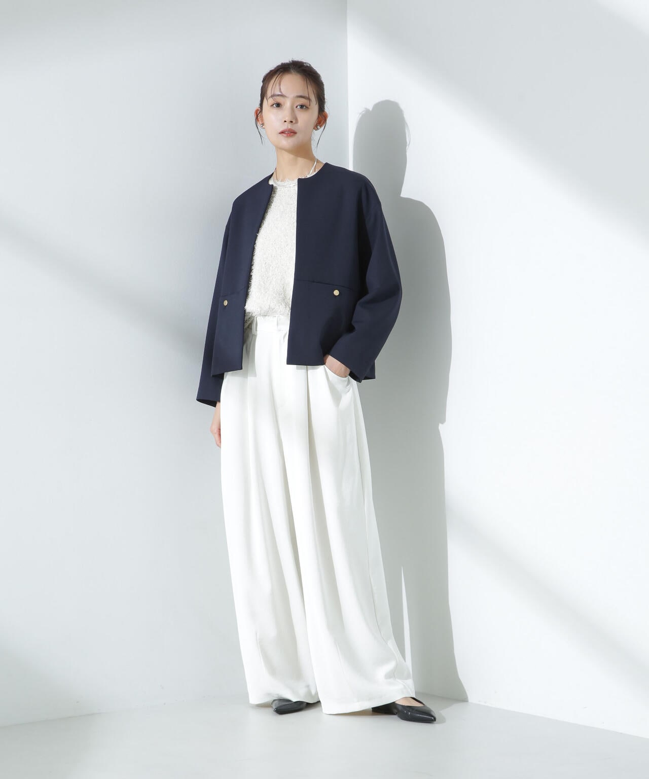 デイリーファンクション ノーカラージャケット(セットアップ可) | NANO