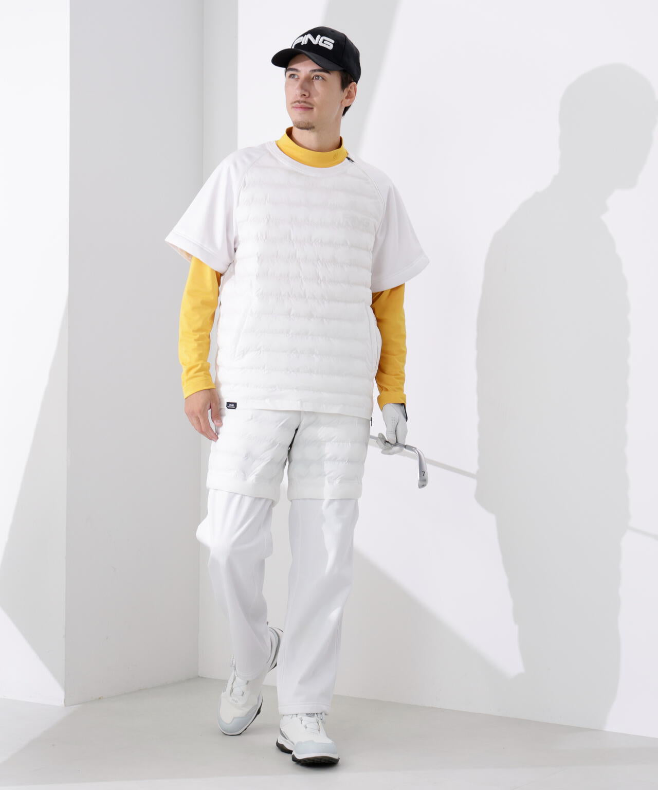 PING APPAREL】2WAYハイブリッド中綿スニードブルゾン ＜PERFORMANCE