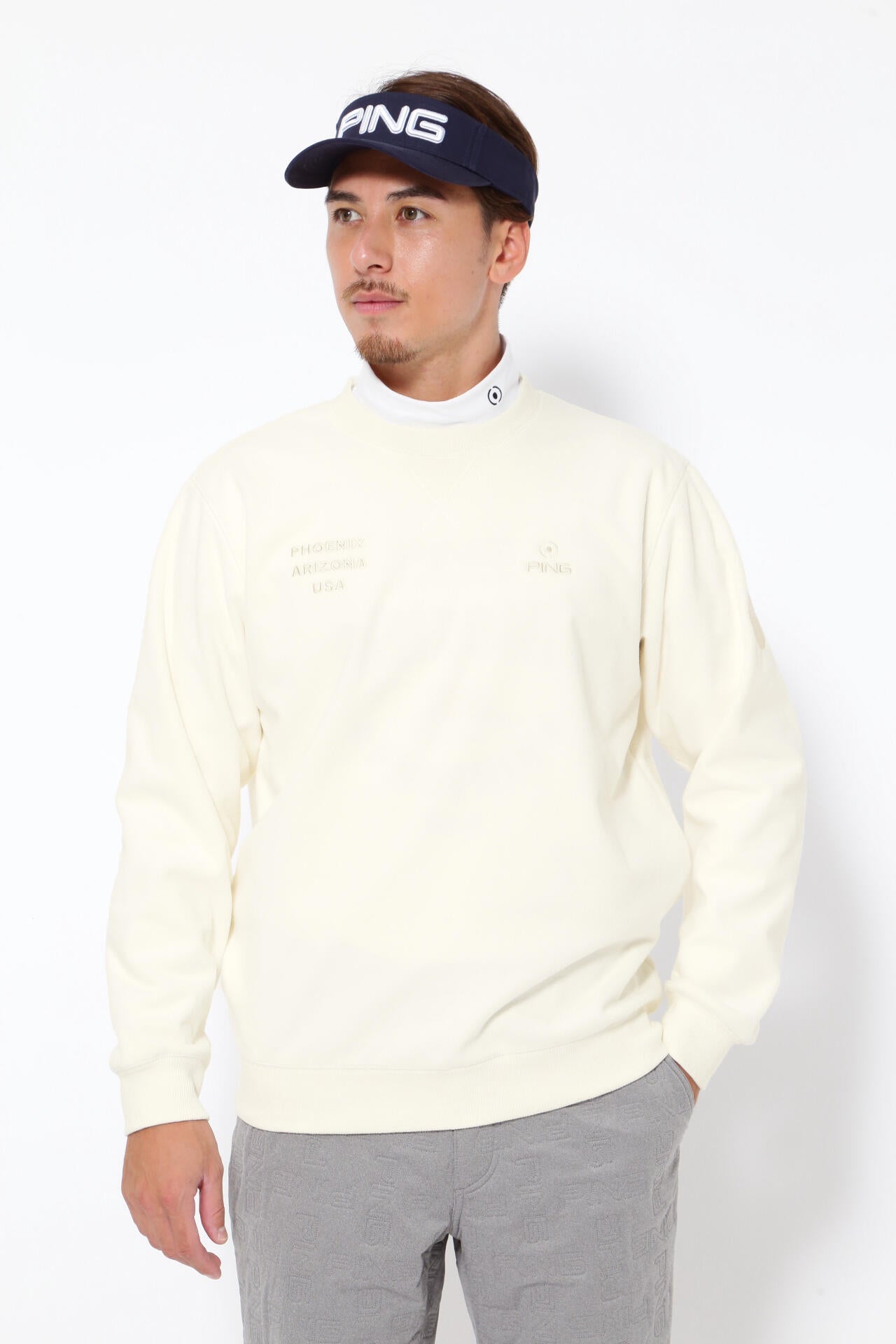 PING APPAREL】リサイクルフリースプルオーバー ＜NATIVE＞ (MENS