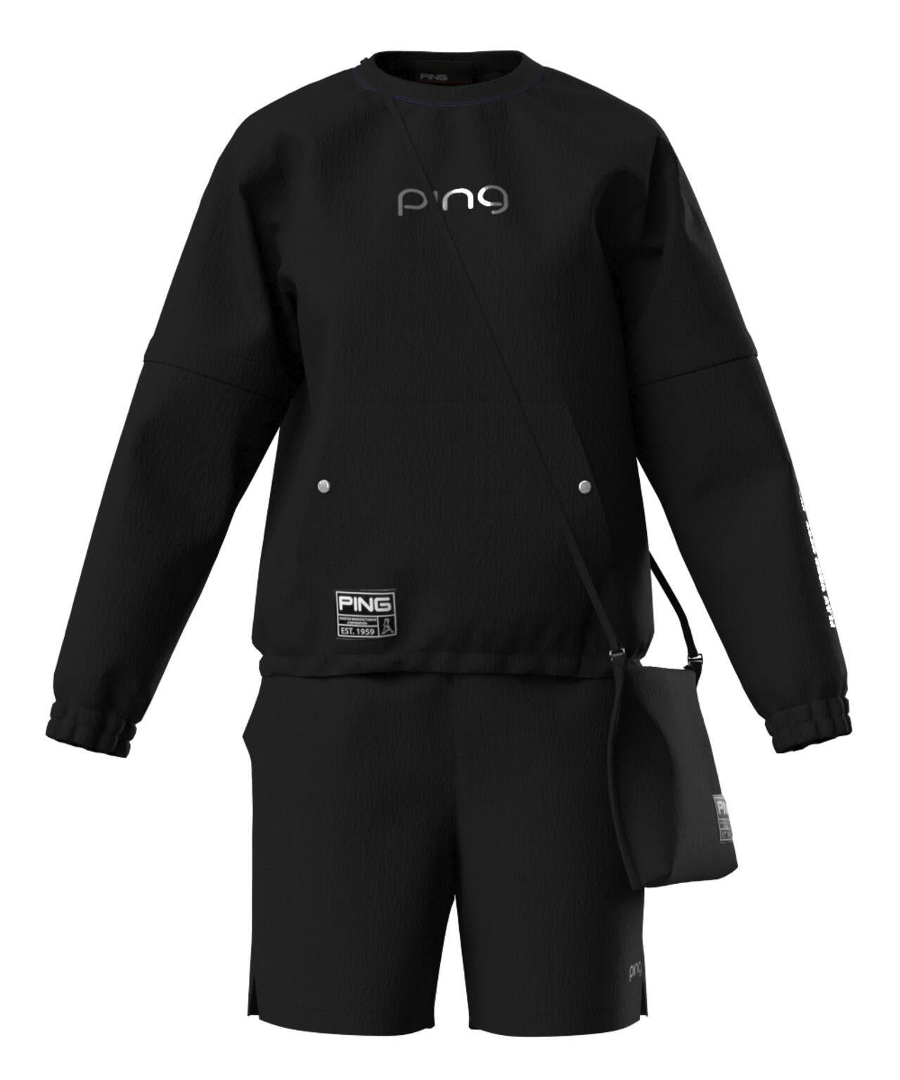 PING APPAREL】全方向ストレッチリップストップ 2WAYスニードジャック