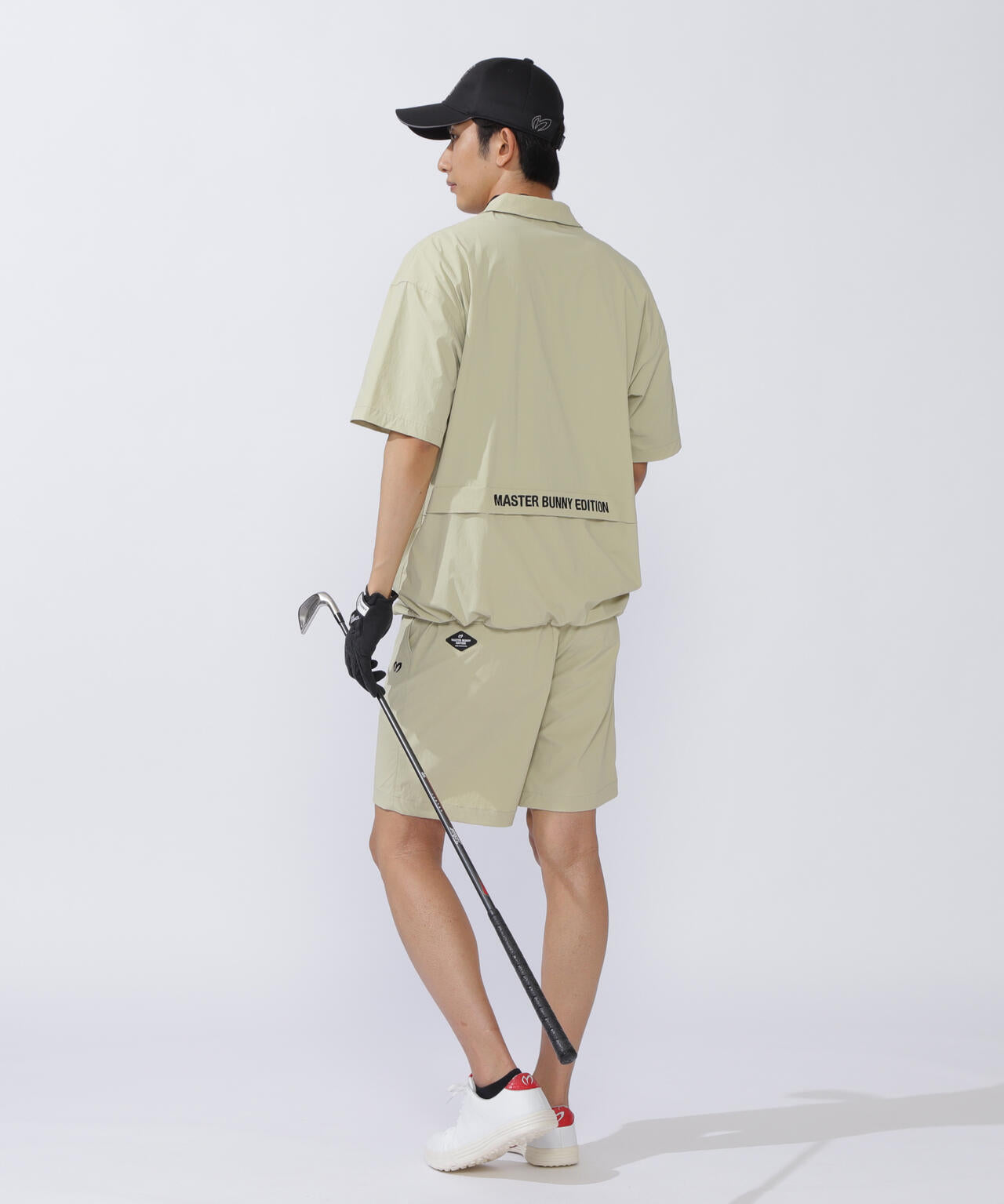 ナイロンストレッチ半袖ハーフジップ | MASTER BUNNY EDITION