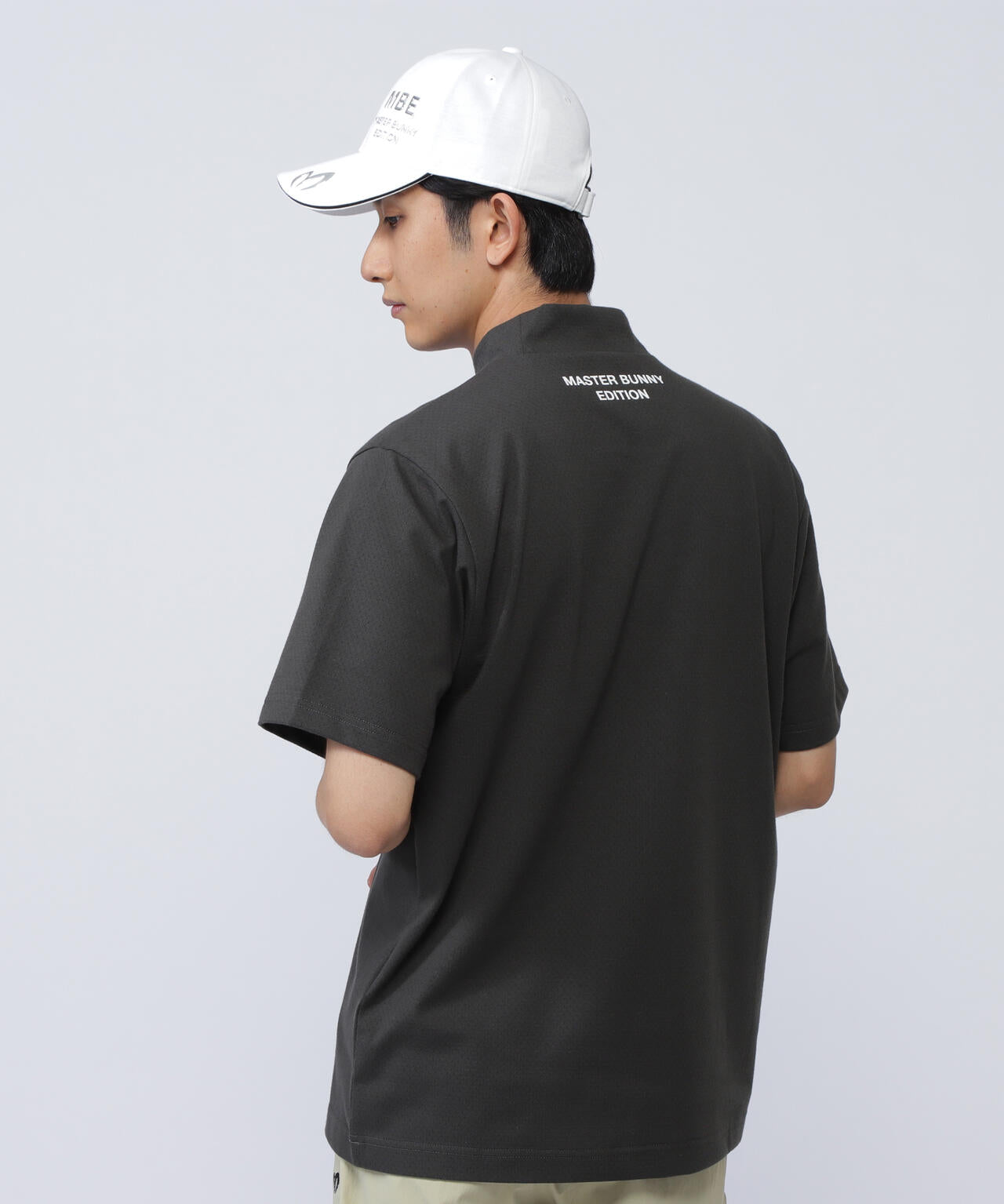 MASTER BUNNY EDITION リバーシブルメッシュモックネックシャツ