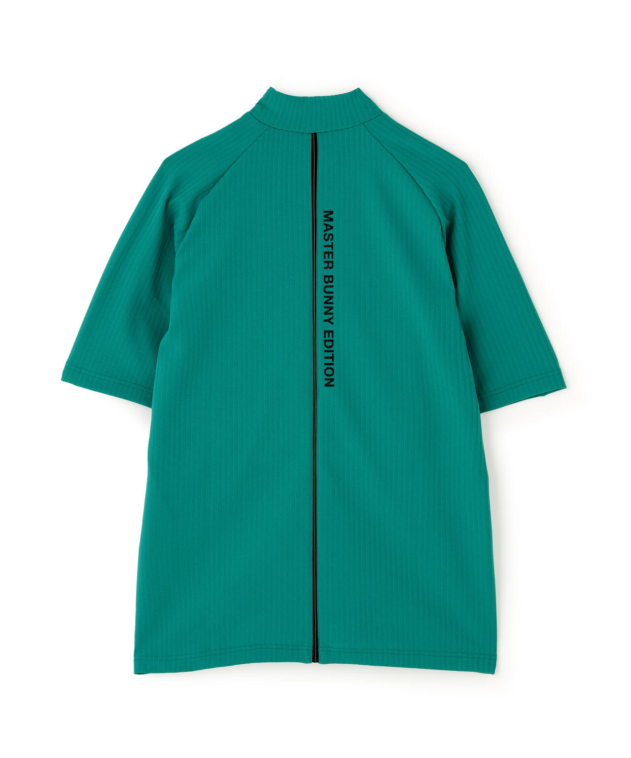 75dフルダルサッカーストライプ半袖ハイネックカットソー | MASTER