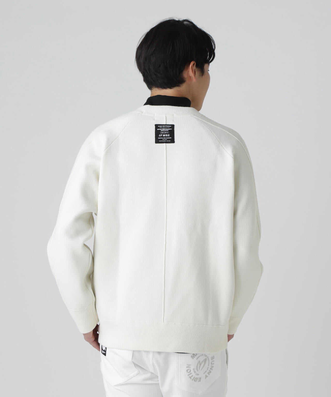 Wジャガードクルーネックニットプルオーバー | MASTER BUNNY EDITION