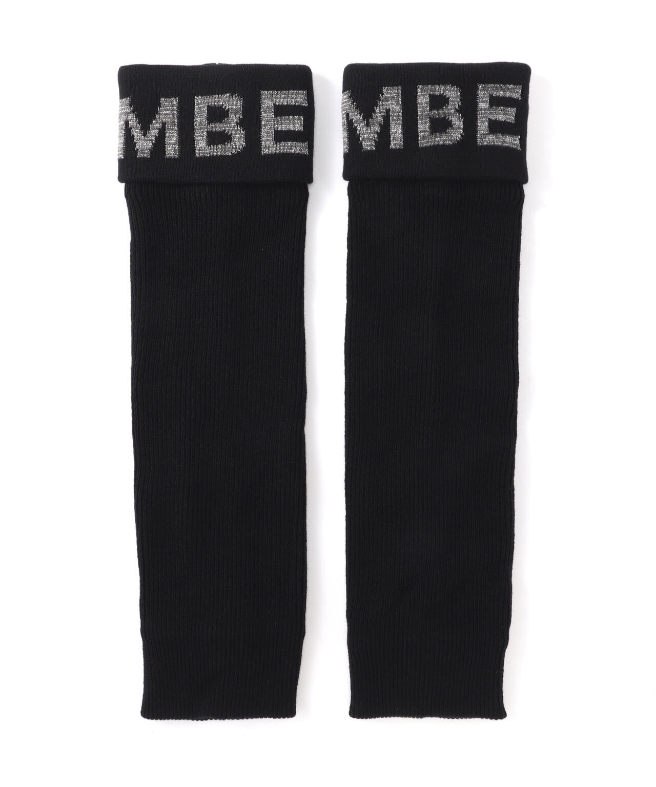 ロゴジャガードニットレッグウォーマー (UNISEX) | MASTER BUNNY