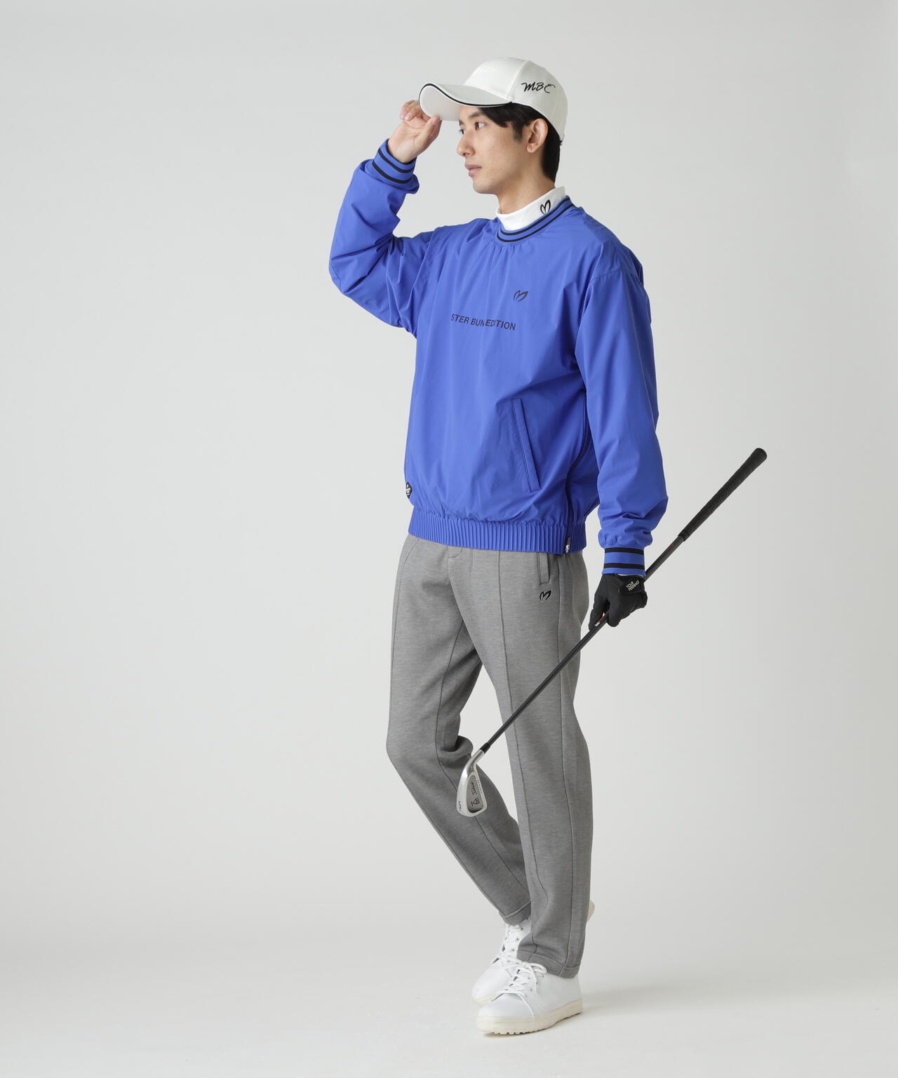 ナイロンストレッチクルーネックプルオーバー | MASTER BUNNY EDITION