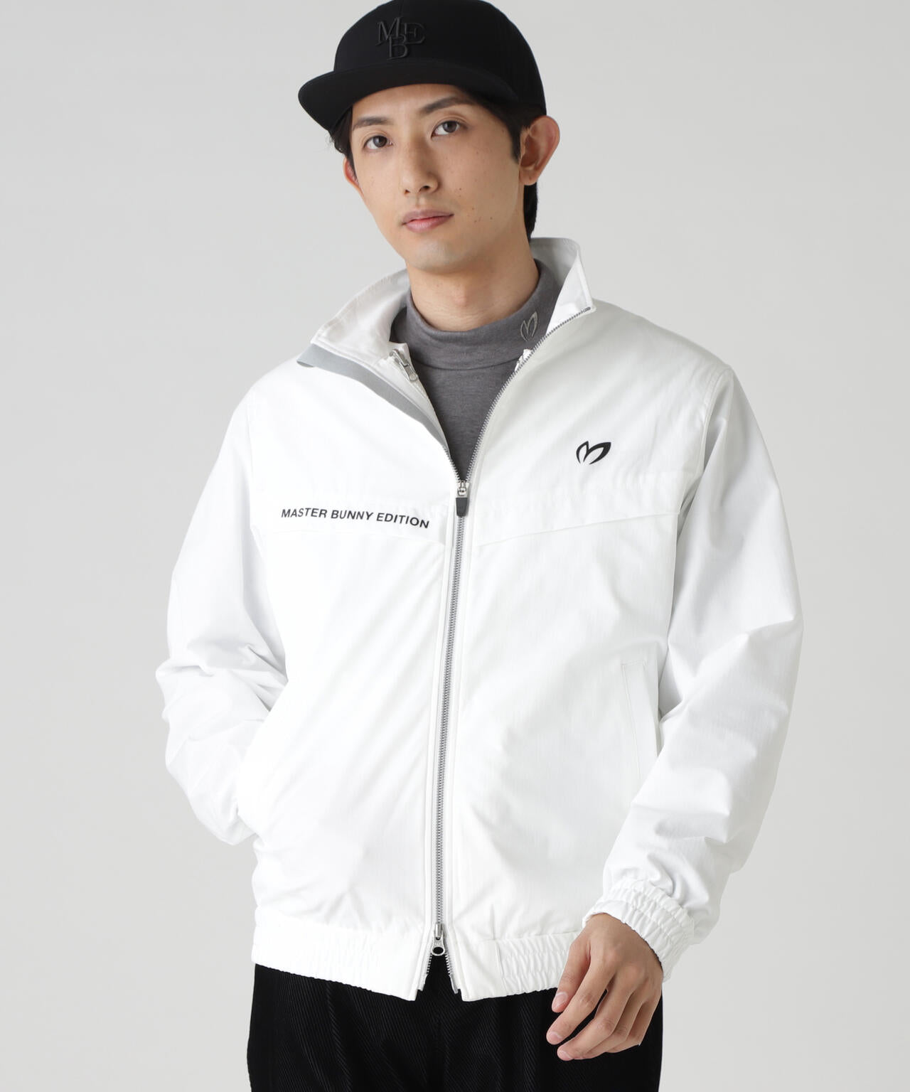 ストレッチリップストップ×高密度ツイル レイヤードブルゾン | MASTER