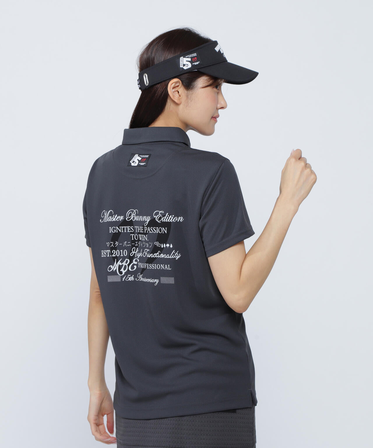 原プロアイコン】ミニ亀甲メッシュ半袖ポロシャツ | MASTER BUNNY