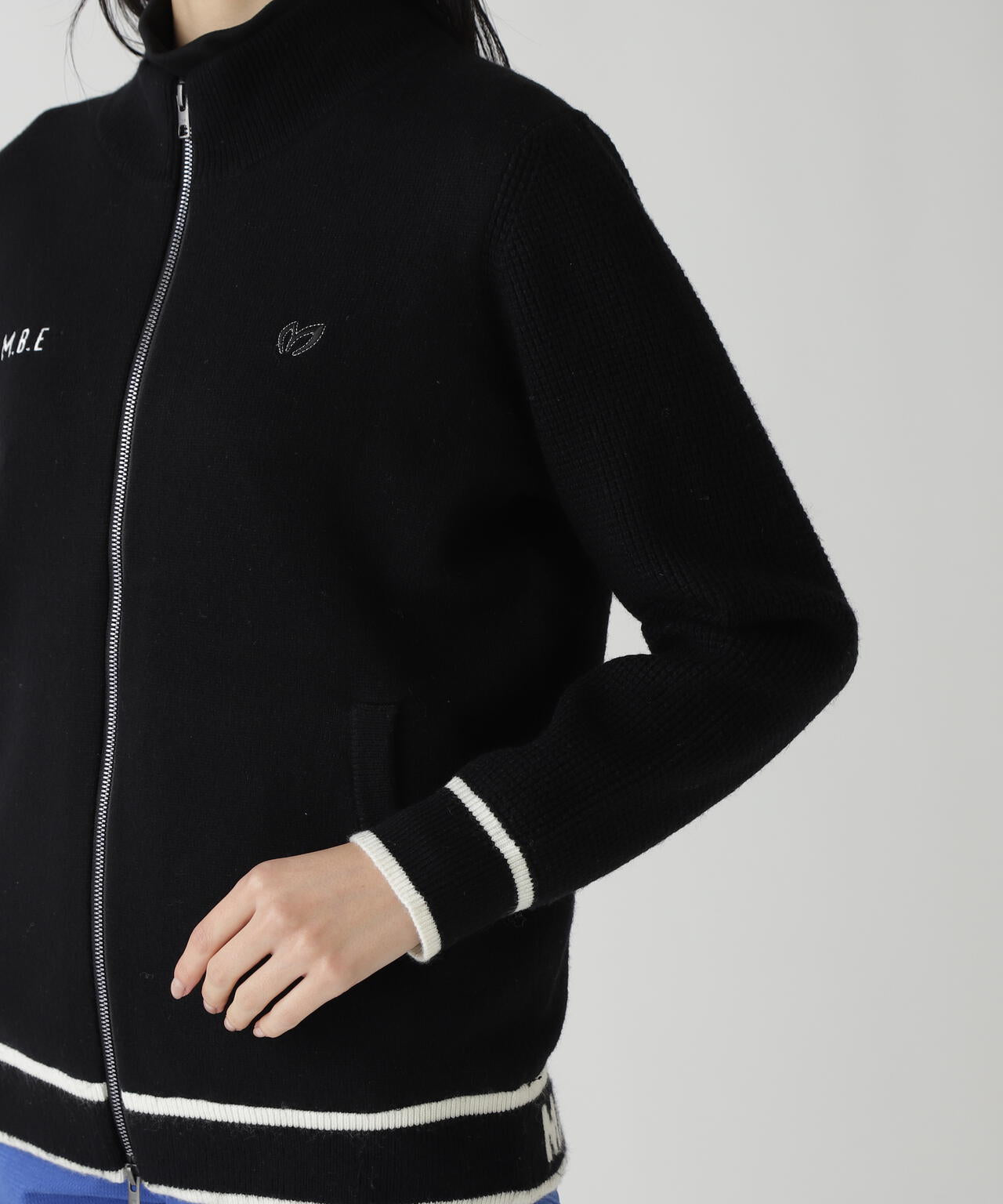 裏付きジップアップニットブルゾン | MASTER BUNNY EDITION（マスター