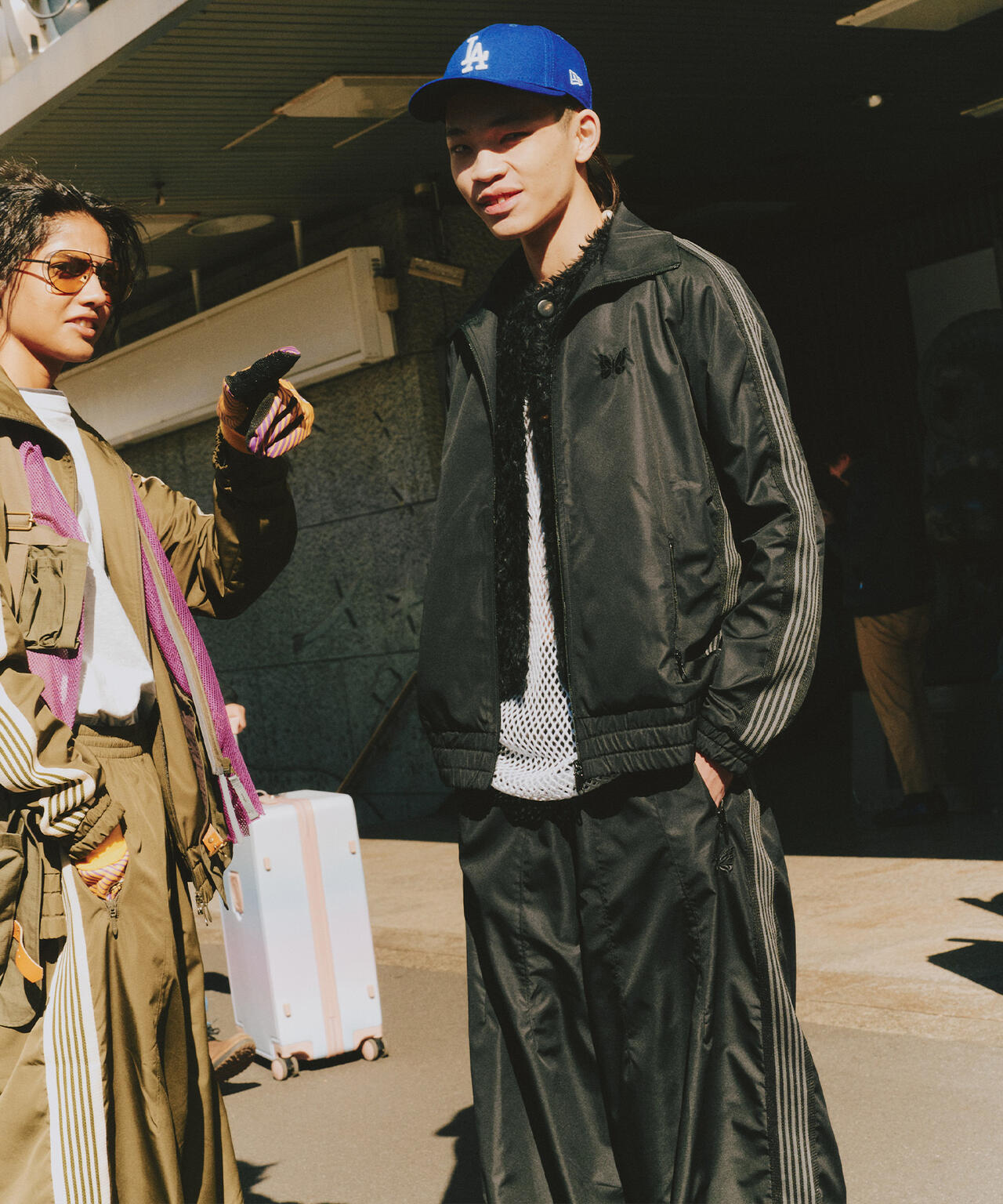 NeedlesトラックジャケットLHP別注 ナイロン生地 ジャージ NEEDLES