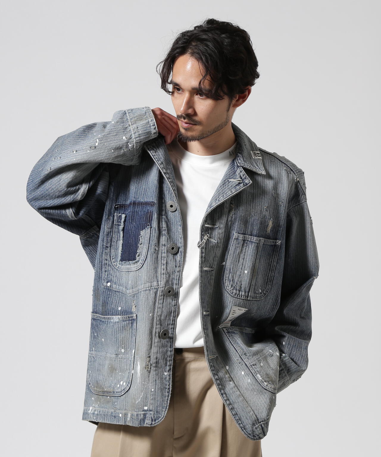 Maison MIHARAYASUHIRO/メゾン ミハラヤスヒロ/AGED CHORE JACKET