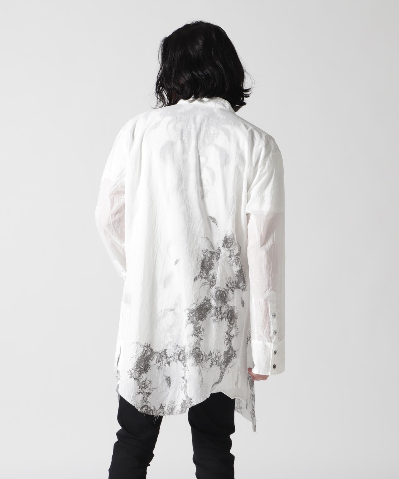 KMRii/ケムリ/別注Stand Collar Layer Shirt | ROYAL FLASH（ロイヤル