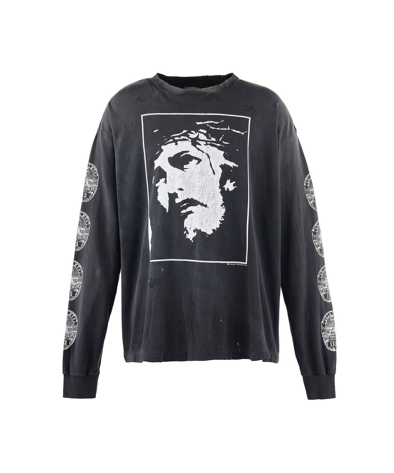SAINT MICHAEL/セントマイケル/LOVE SAINT LS TEE - BLACK | ROYAL