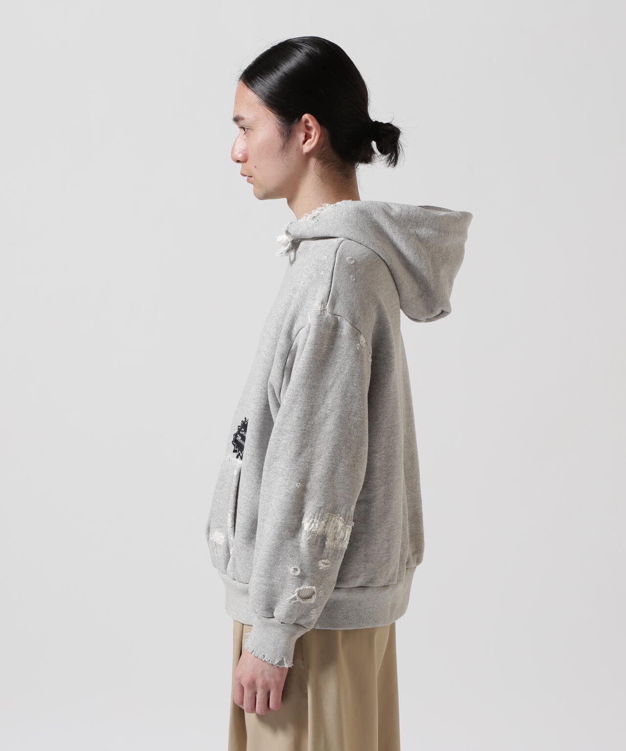 SAINT MICHAEL/セント マイケル/HOODIE/DOUBLE FACE/GRAY | ROYAL