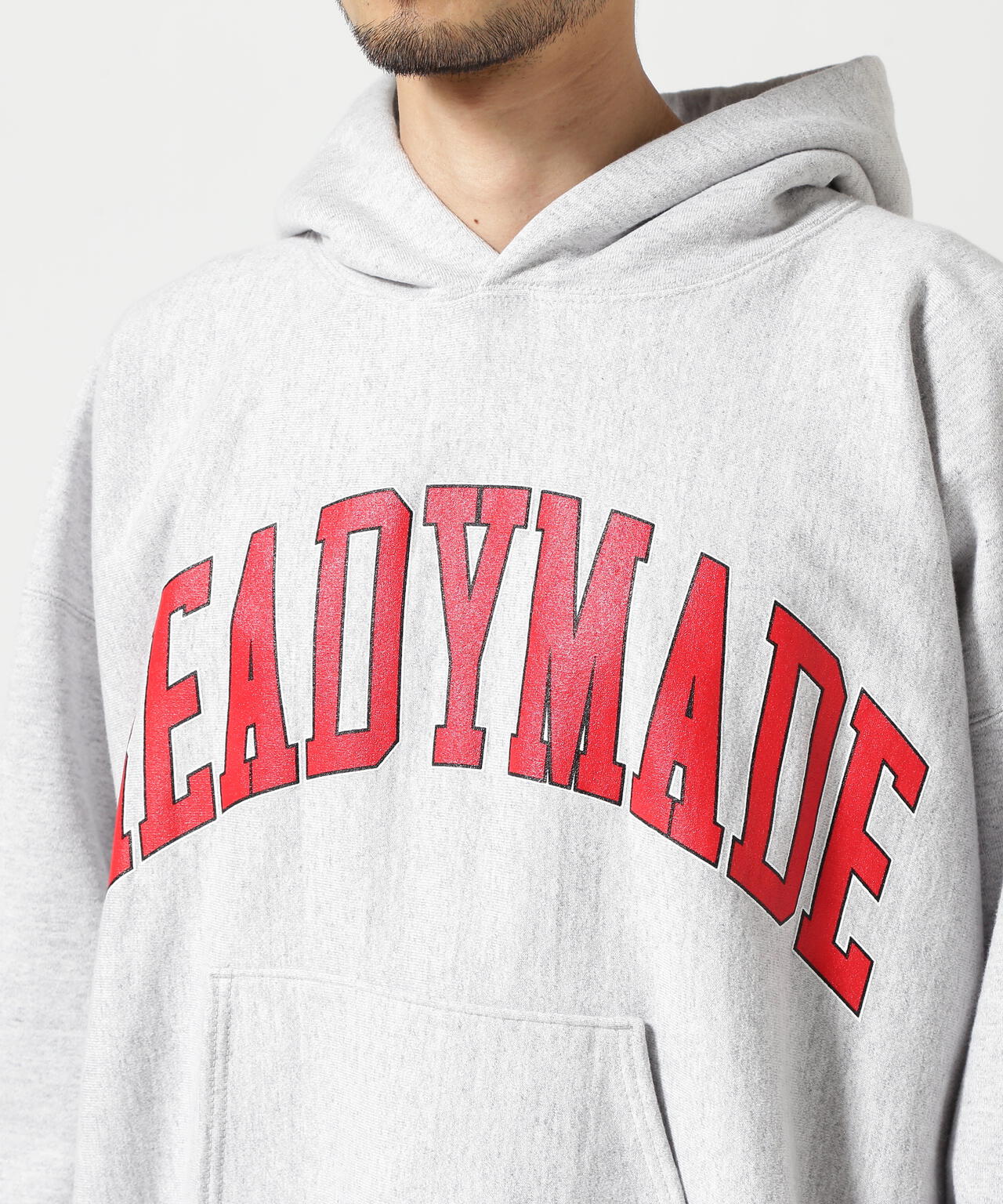READYMADE/レディーメイド/HOODIE ARCH LOGO/GRAY | ROYAL FLASH