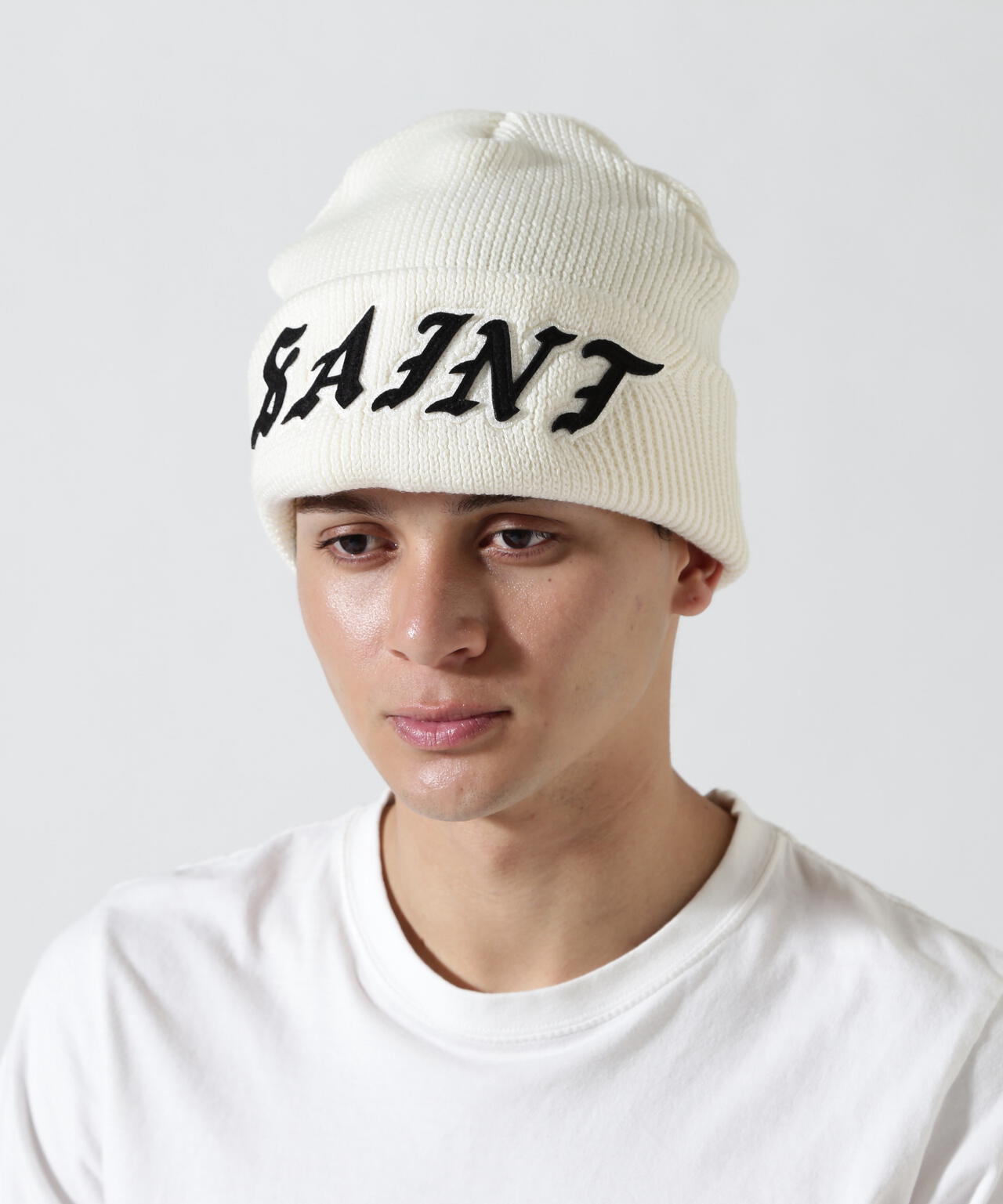 SAINT MICHAEL/セントマイケル/KNIT CAP/SAINT/WHITE | ROYAL FLASH