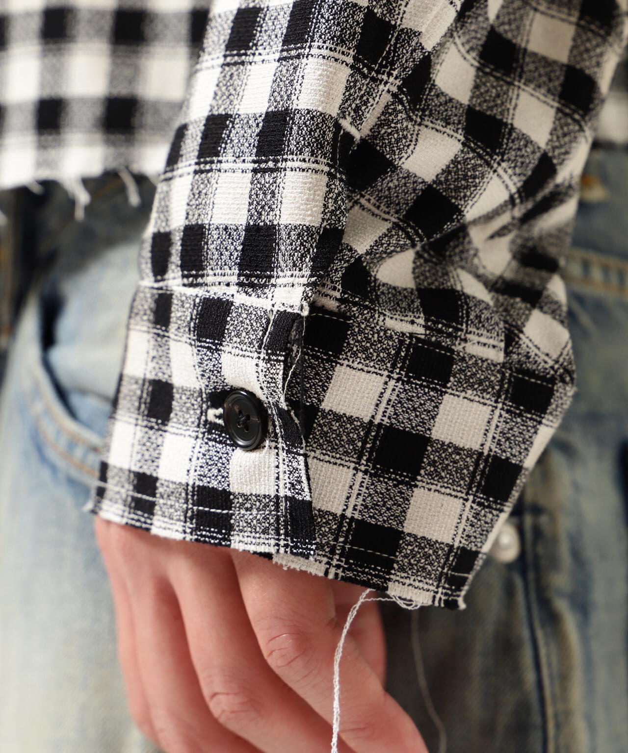 ANCELLM/アンセルム/C/R CHECK SHORT ZIPUP SHIRT | GARDEN（ガーデン