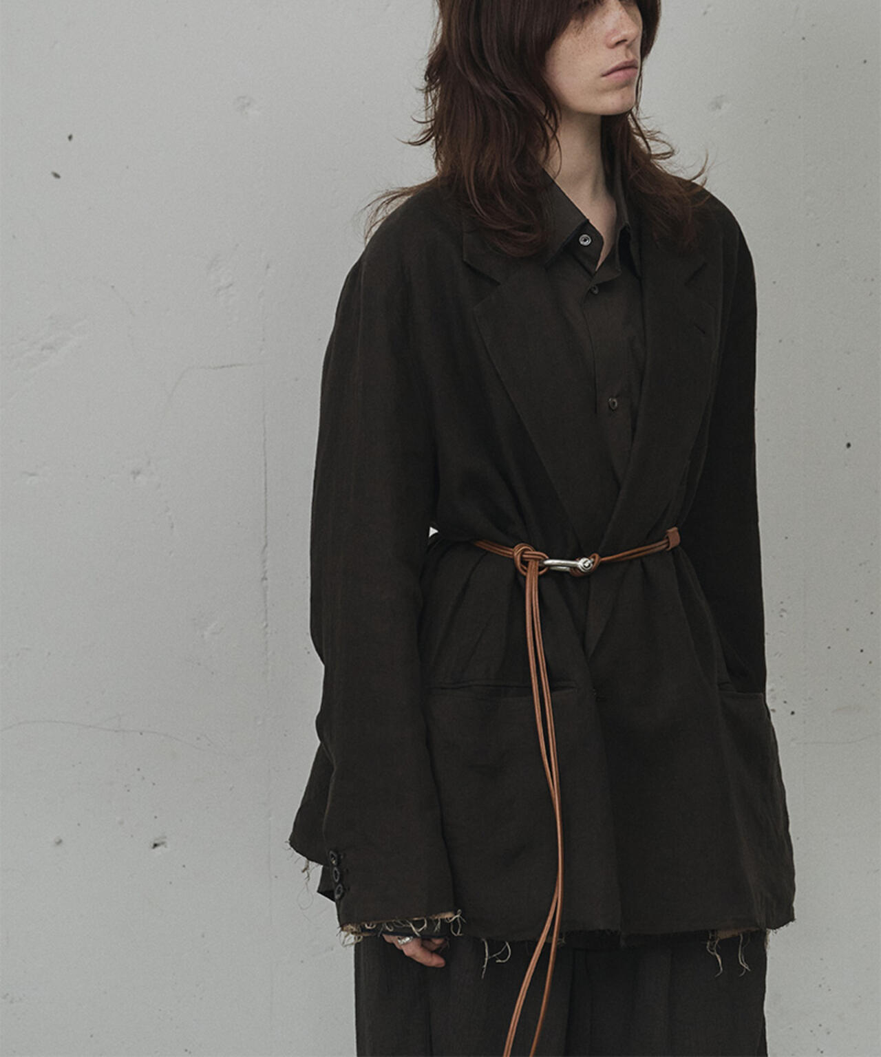 ANCELLM/アンセルム/LEATHER ROPE BELT/ANC-GD12 | GARDEN（ガーデン
