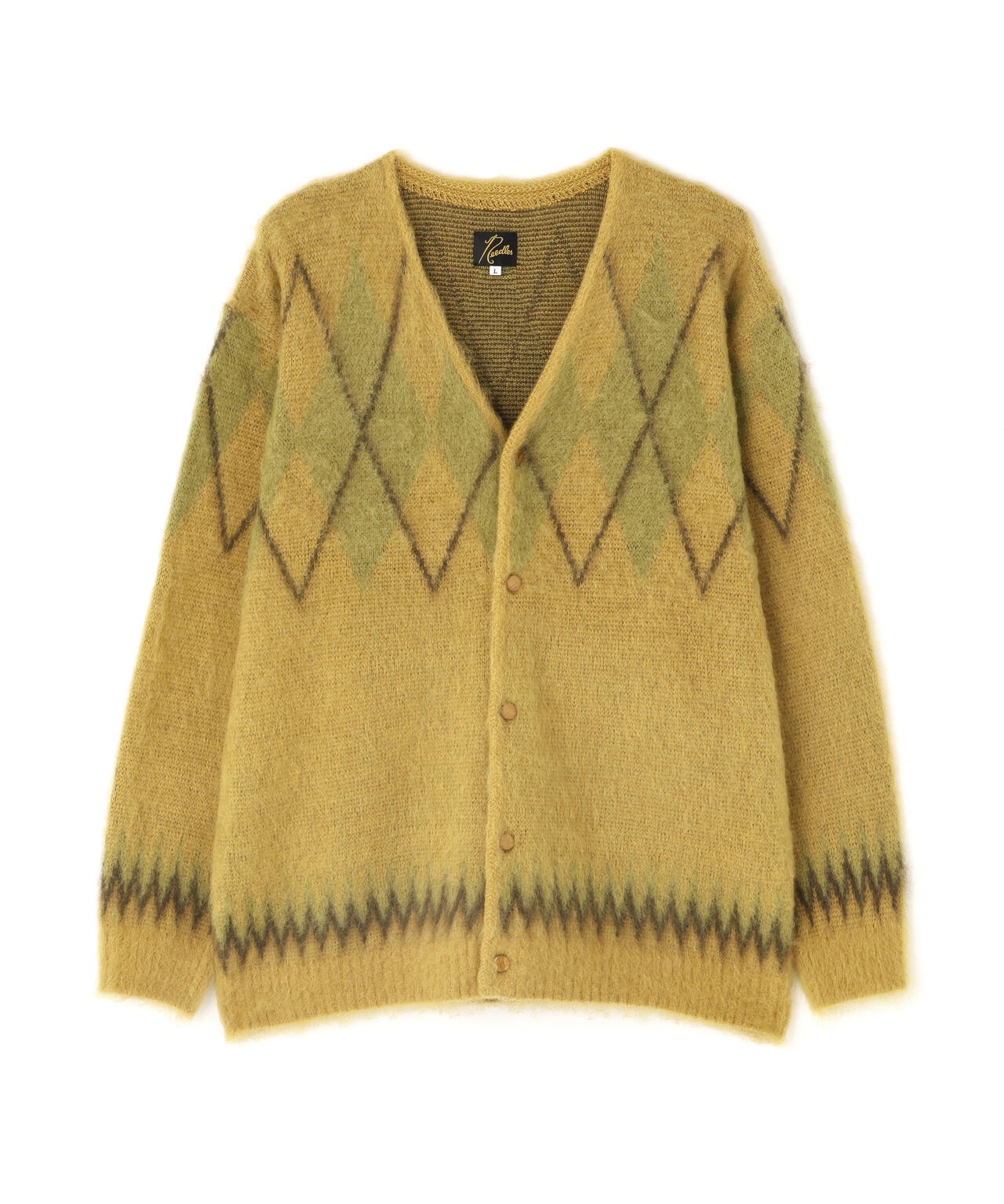 Needles/ニードルズ Mohair Cardigan - Argyle モヘアカーディガン