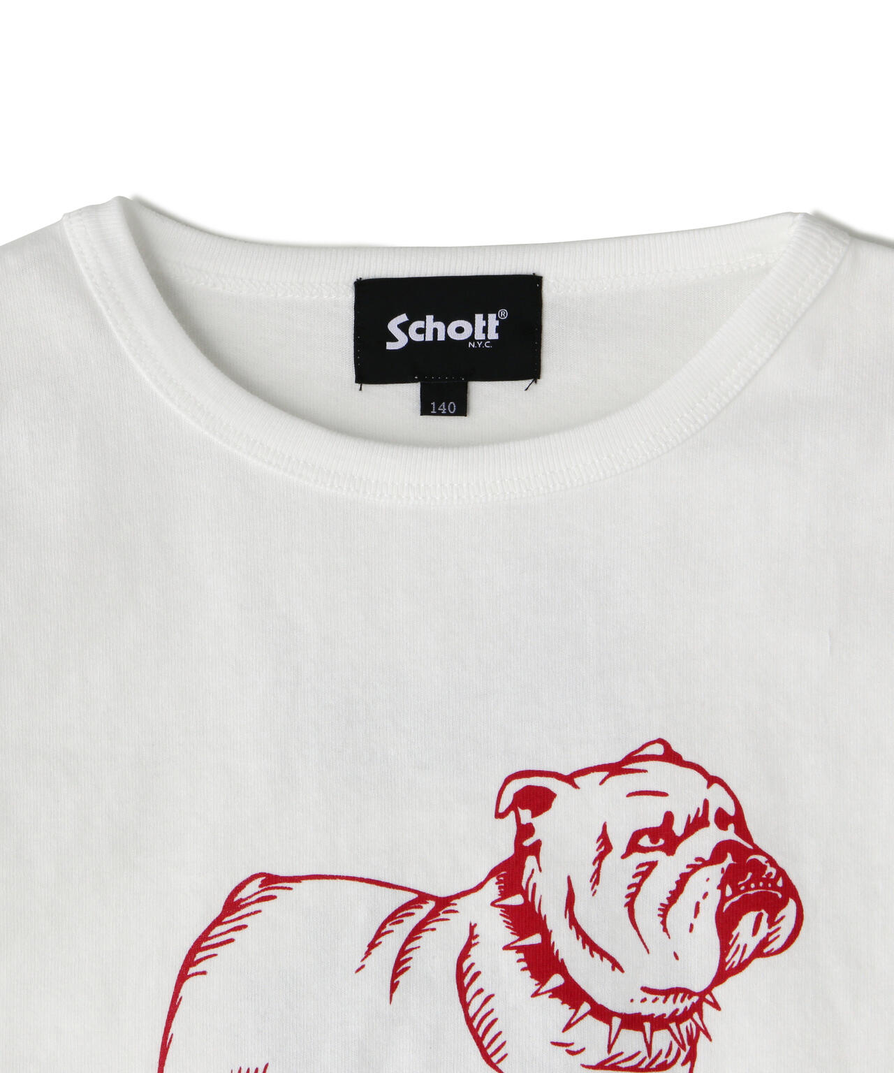 KID'S S/S T-SHIRT BULLDOG/キッズ Tシャツ ブルドッグ | Schott