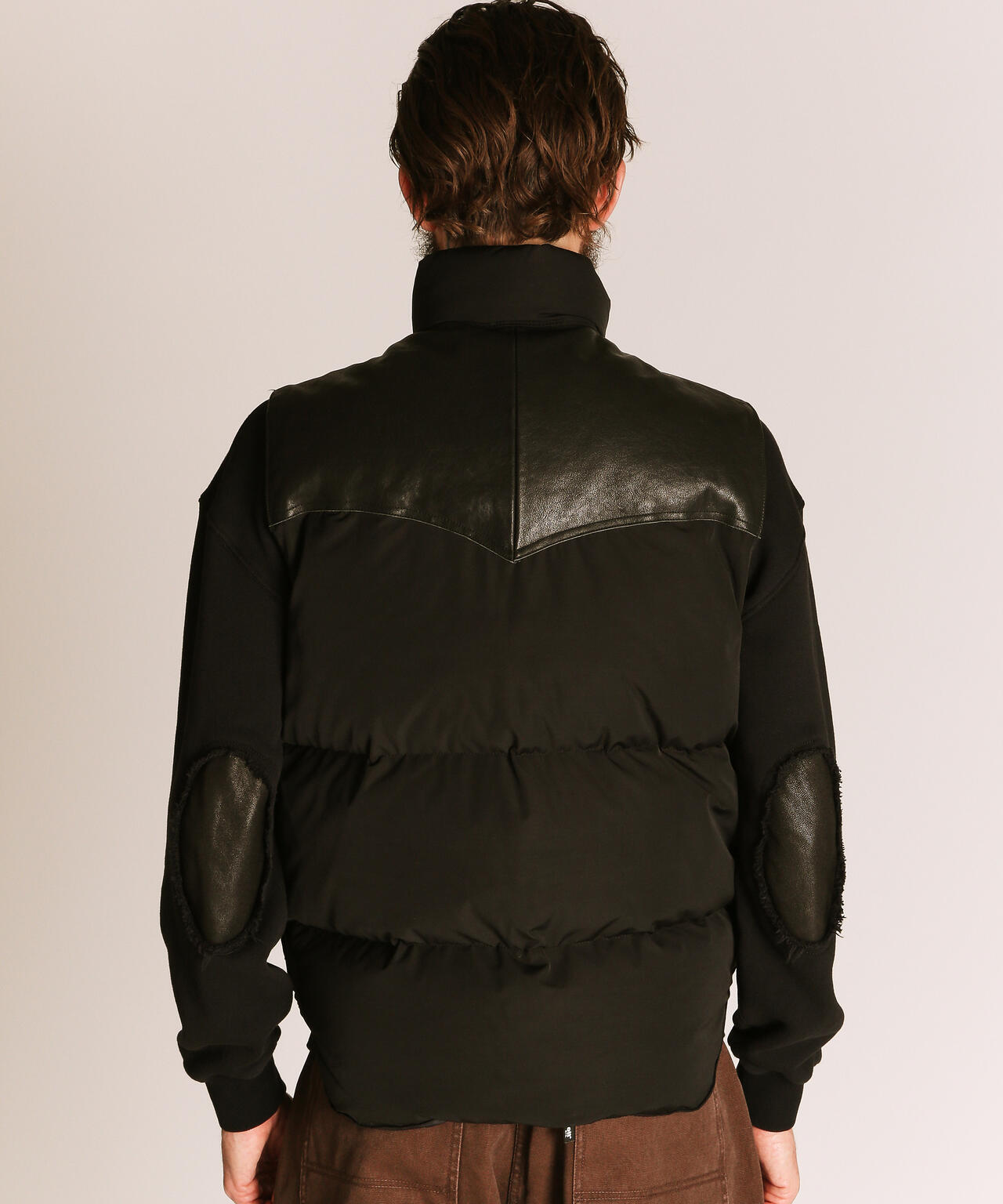 LEATHER COMB. VEST/レザー コンビベスト | Schott（ショット