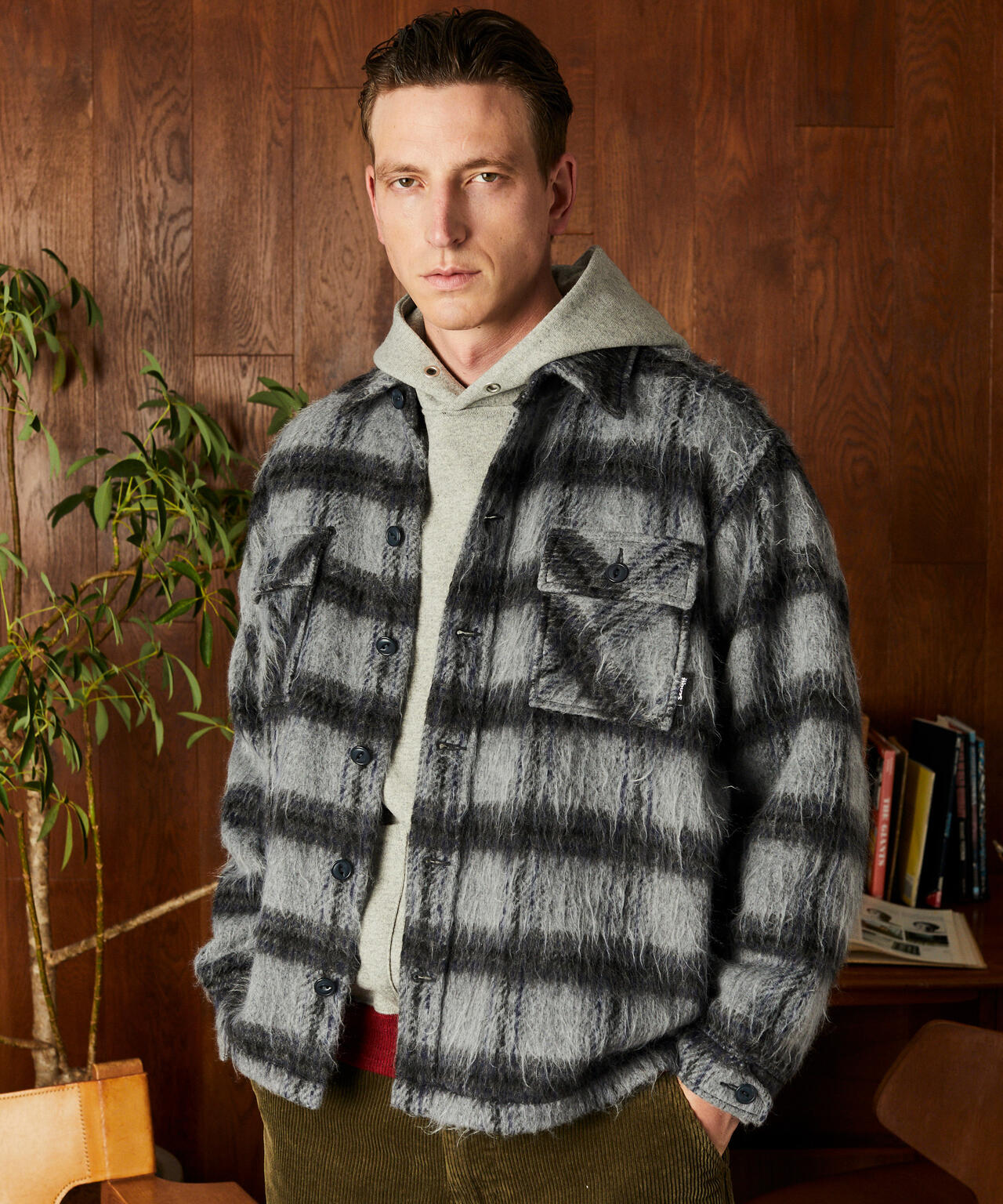 SHAGGY PLAID SHIRT/シャギー プレイドシャツ | Schott（ショット