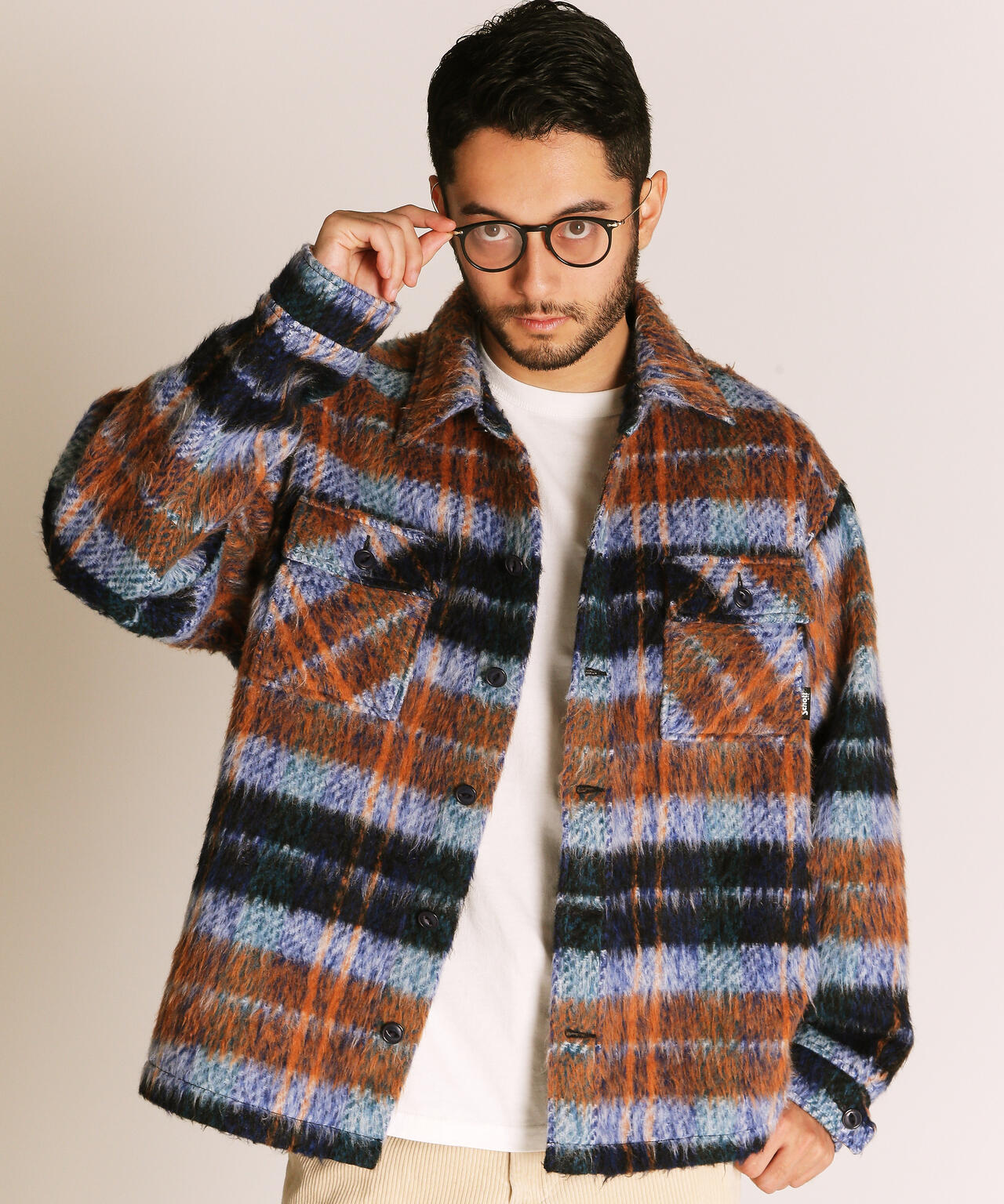 SHAGGY PLAID SHIRT/シャギー プレイドシャツ | Schott（ショット