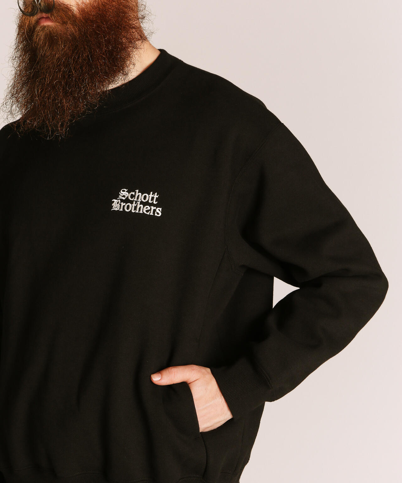 B.S. CREW SWEAT/ブラックシープ クルーネック スウェット | Schott