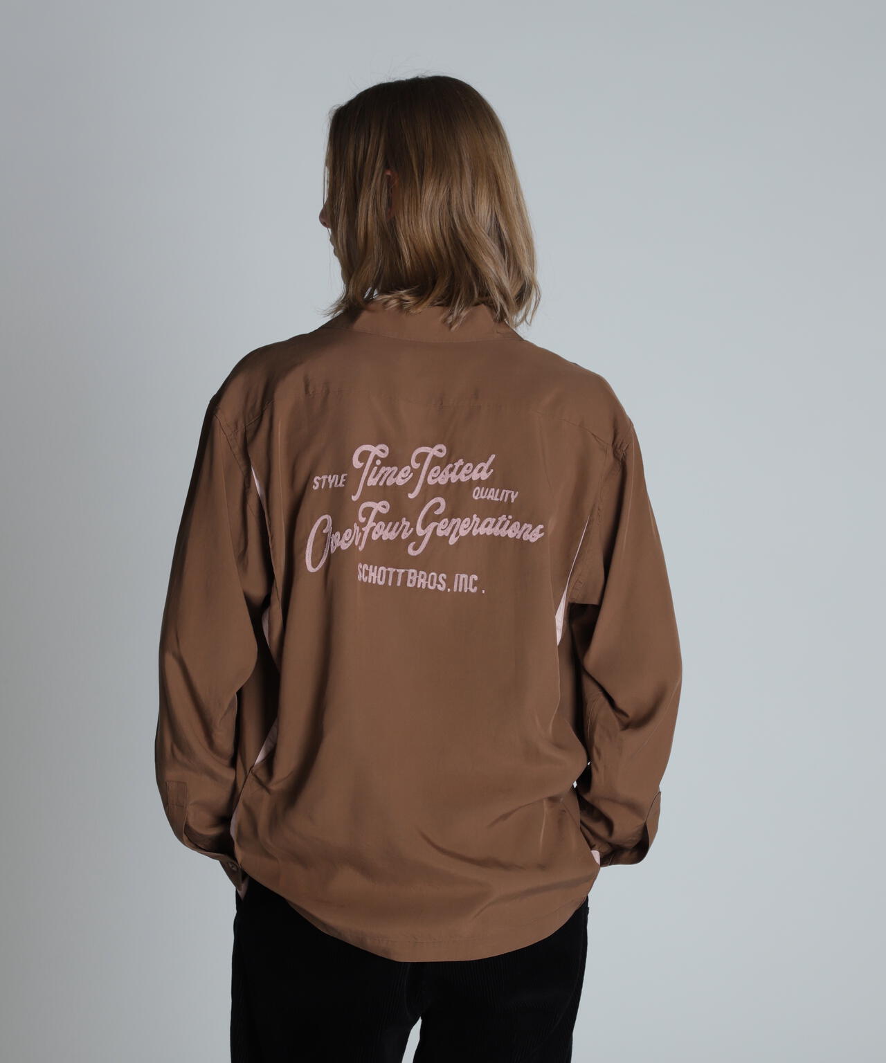 BOWLING LS SHIRT/ボーリング ロングスリーブシャツ | Schott