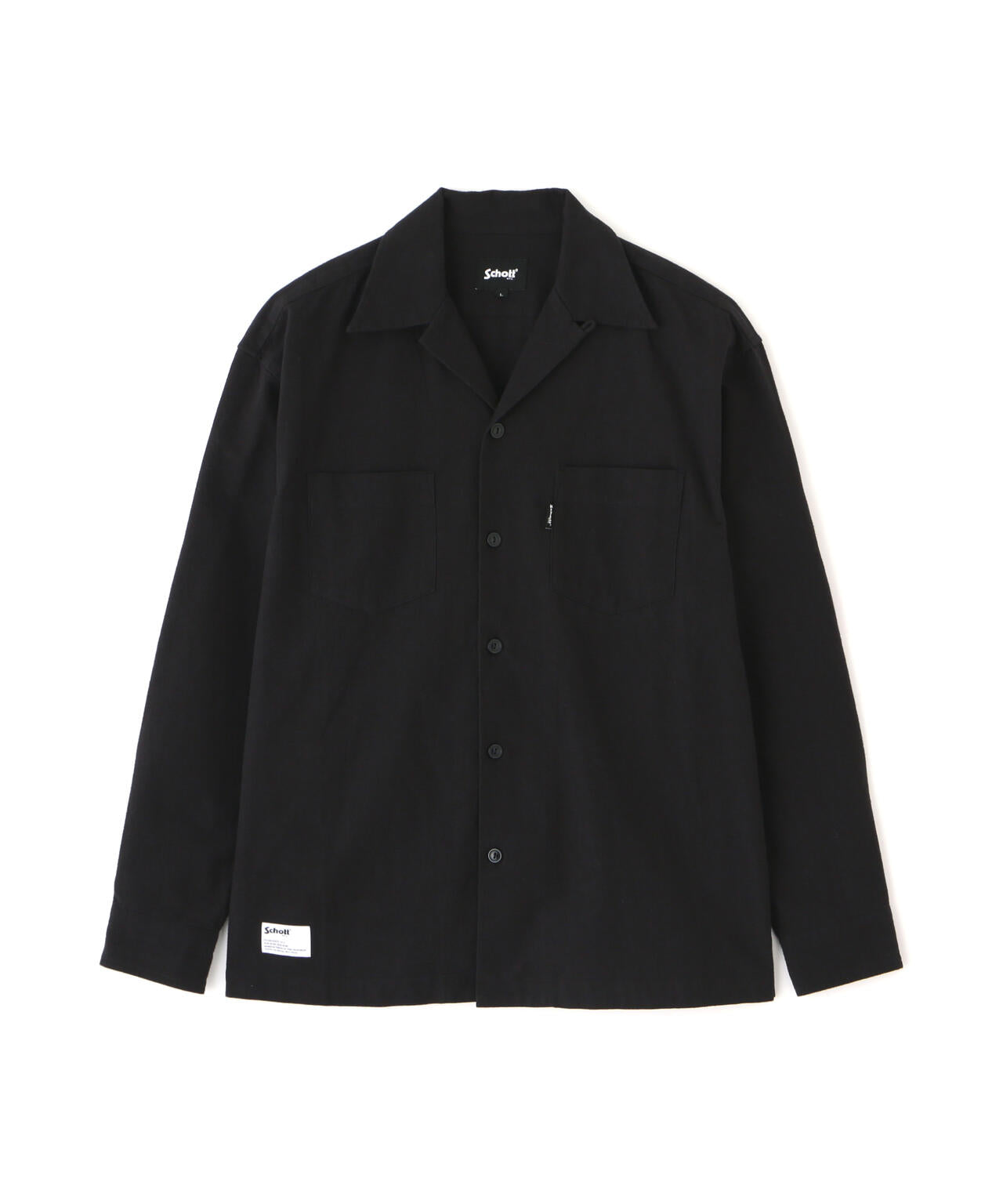LS NEL SHIRT PLAIN/プレーン ネルシャツ | Schott（ショット