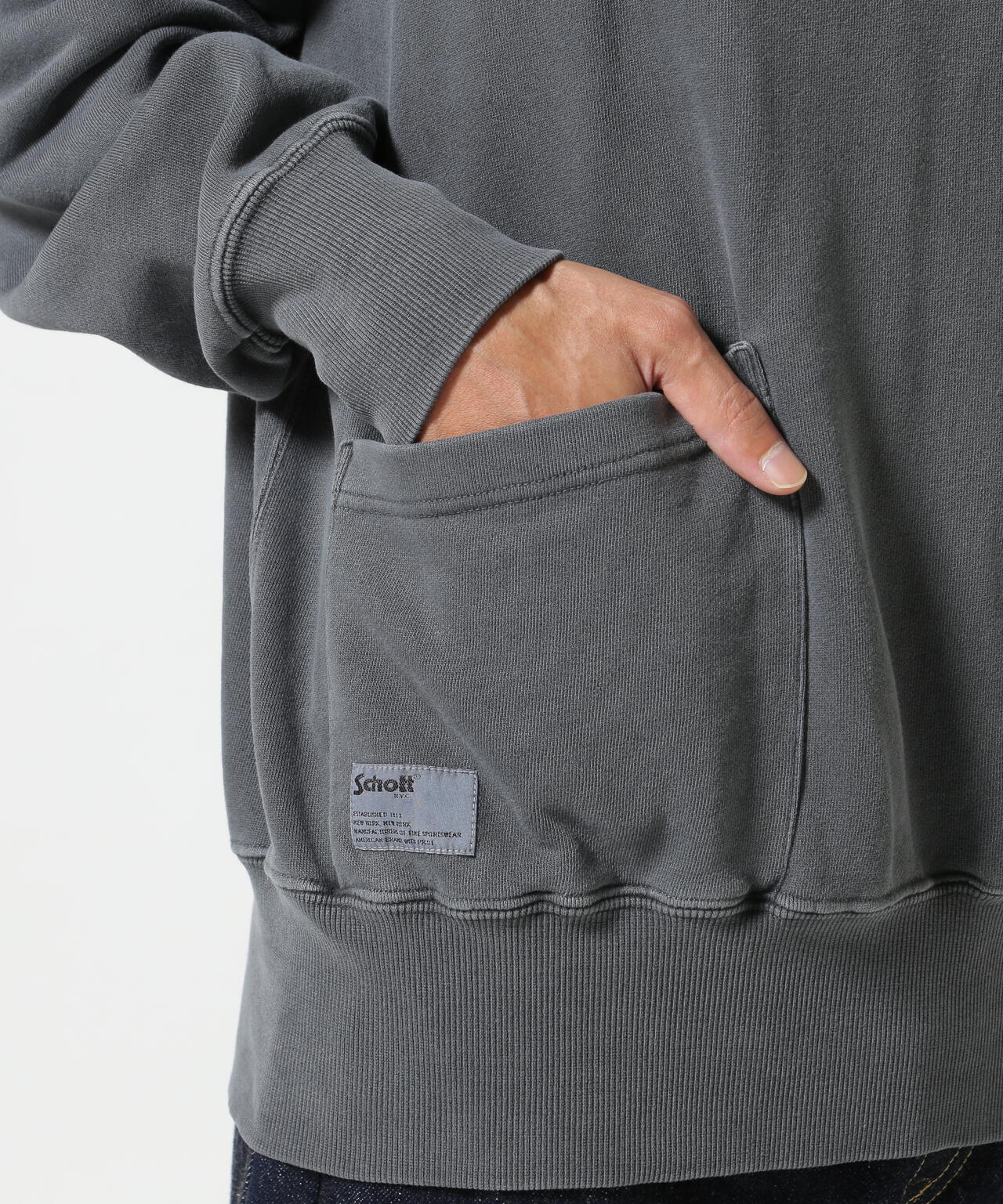 SOUVENIR CREW SWEAT/スーベニア クルースウエット 顔虎 | Schott