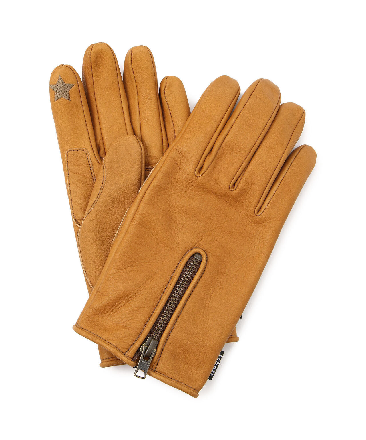 ZIP LEATHER GLOVE/ジップレザーグローブ | Schott（ショット