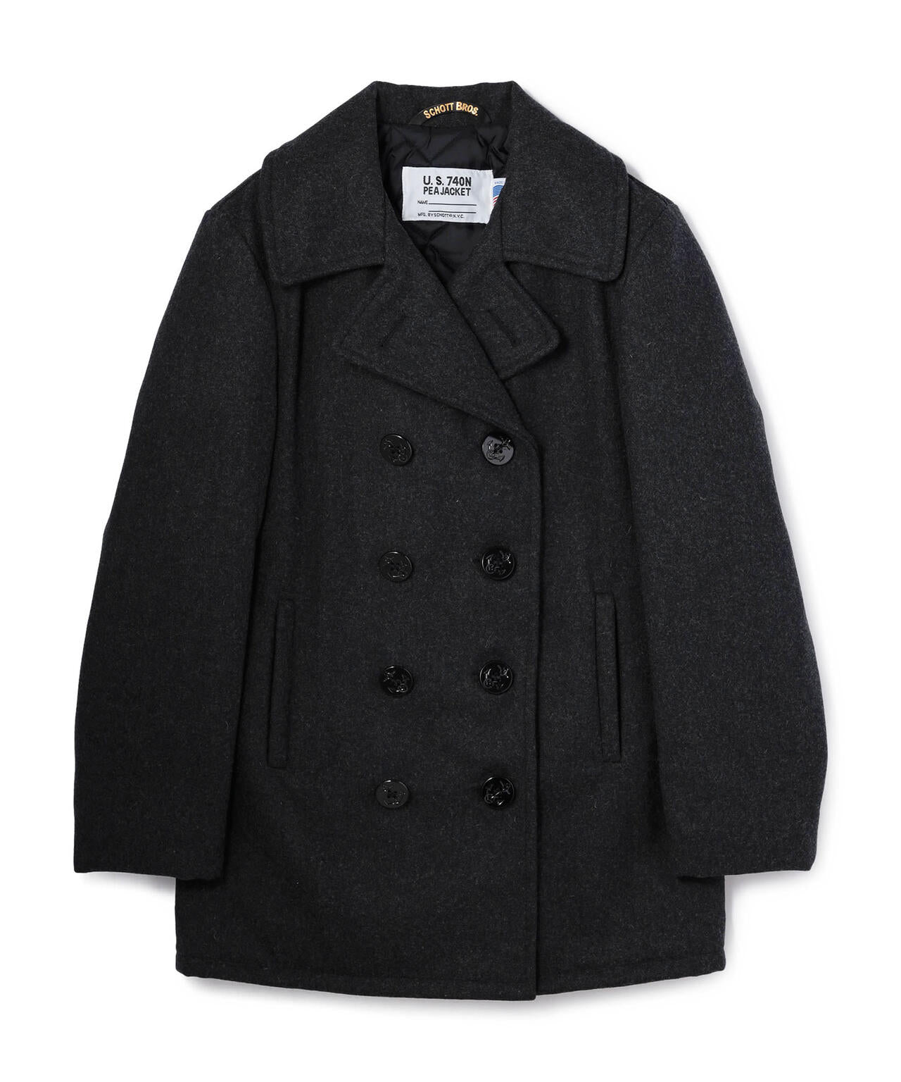 740US PEACOAT/ピーコート | Schott（ショット） ｜【公式】通販mix
