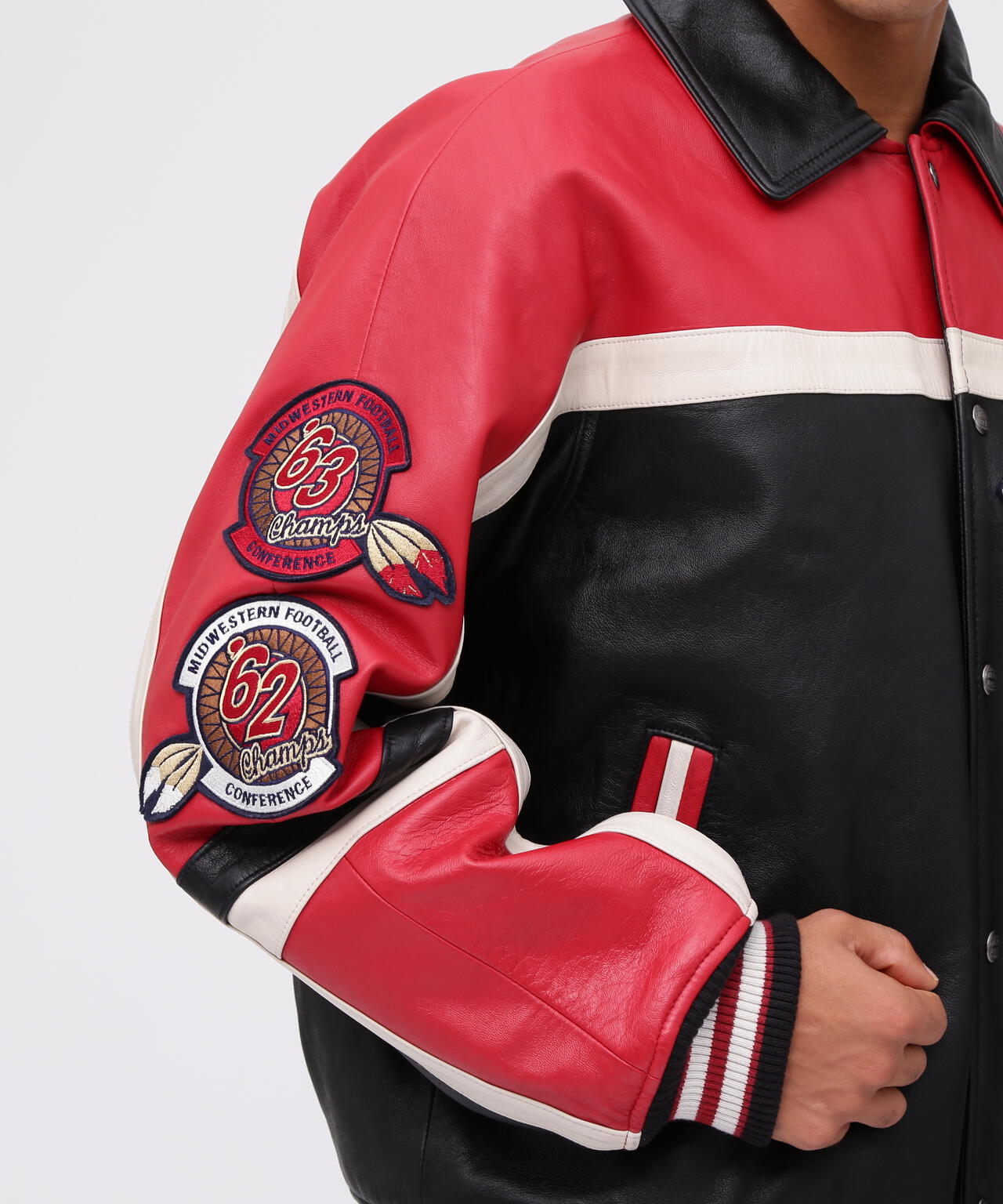 VARSITY JACKET RED AXES / バーシティジャケット レッドアクシズ