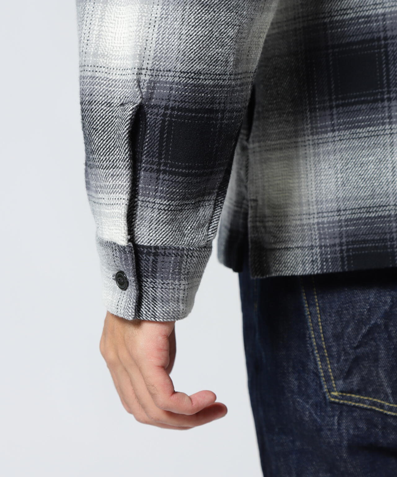 OMBRE CHECK ZIP UP SHIRT | AVIREX（アヴィレックス） ｜【公式】通販