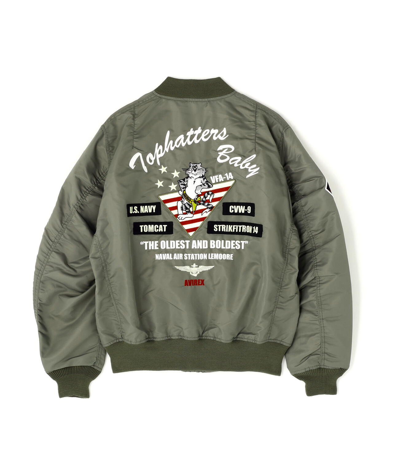 WEB&DEPOT限定》LIGHT MA-1 TOPHATTERS | AVIREX（アヴィレックス