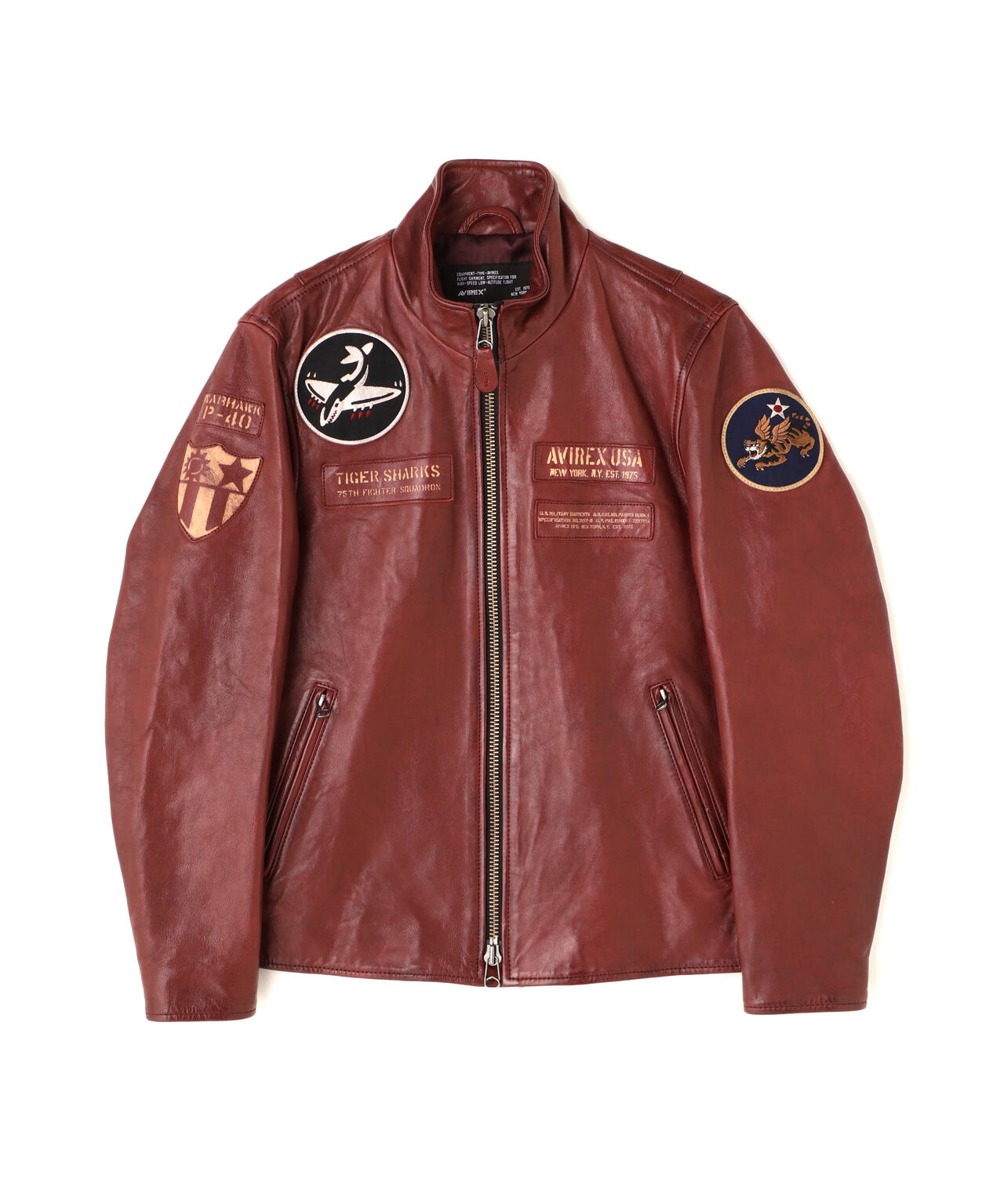 直営店限定》AGED WAPPEN STAND ZIP RIDERS / エイジド ワッペン